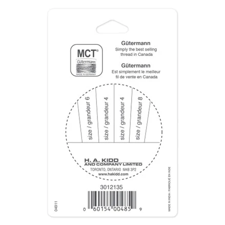Self Threading Needles - sizes 4/8 - 12pcs - Unique Brand - Image 2