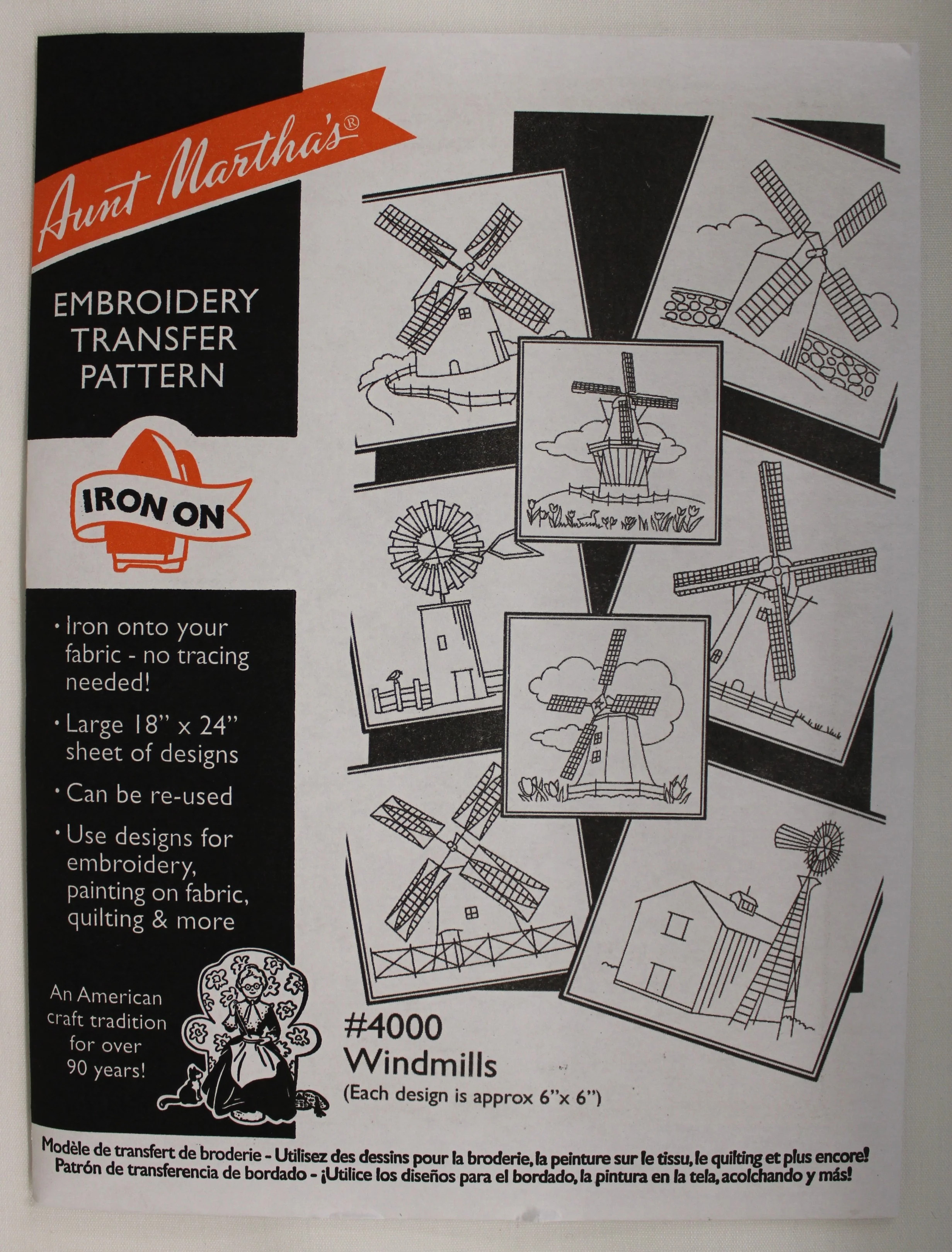 Aunt Martha's Hot Iron Transfers - Cross Stitch & Quilts - Image 13