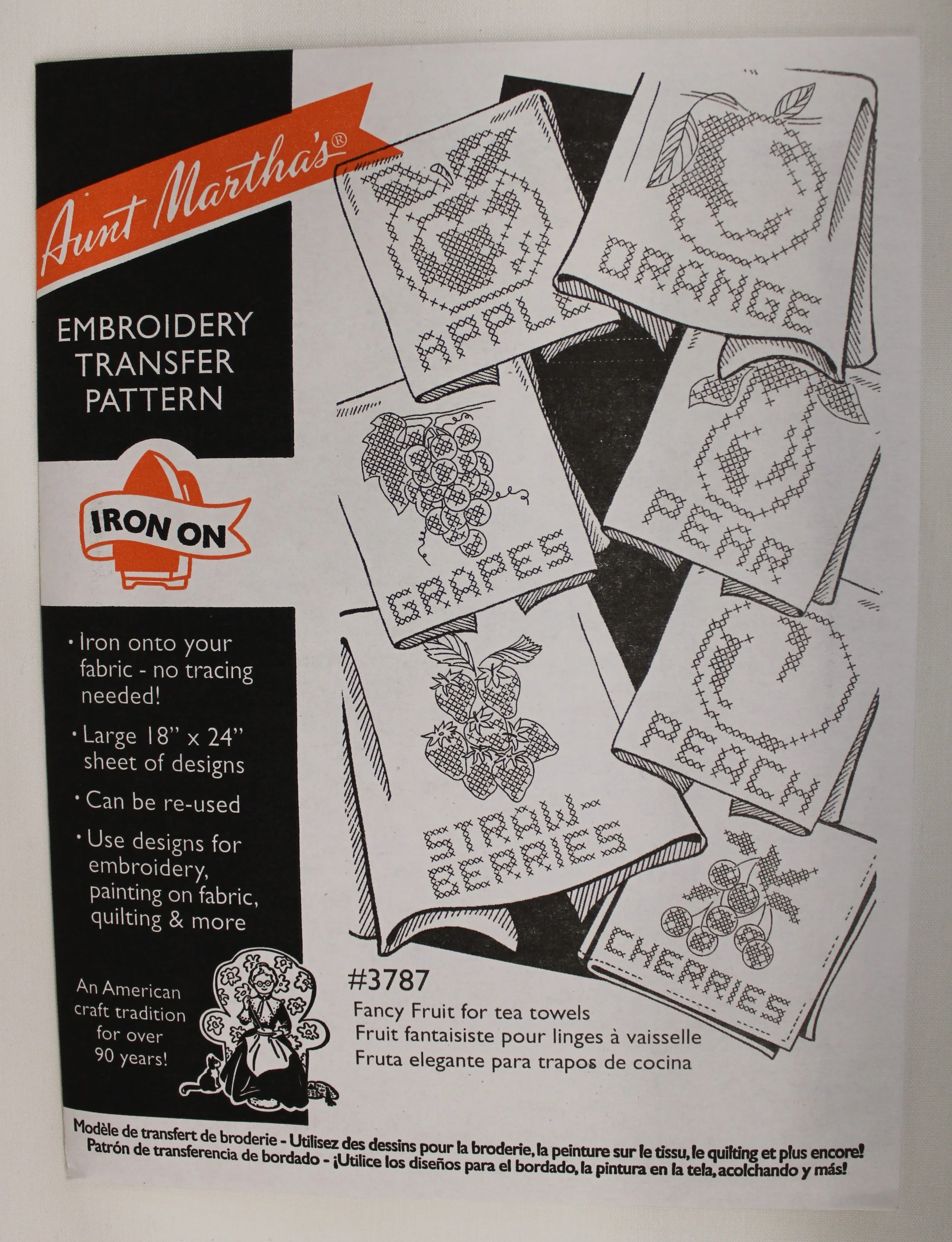 Aunt Martha's Hot Iron Transfers - Cross Stitch & Quilts - Image 6