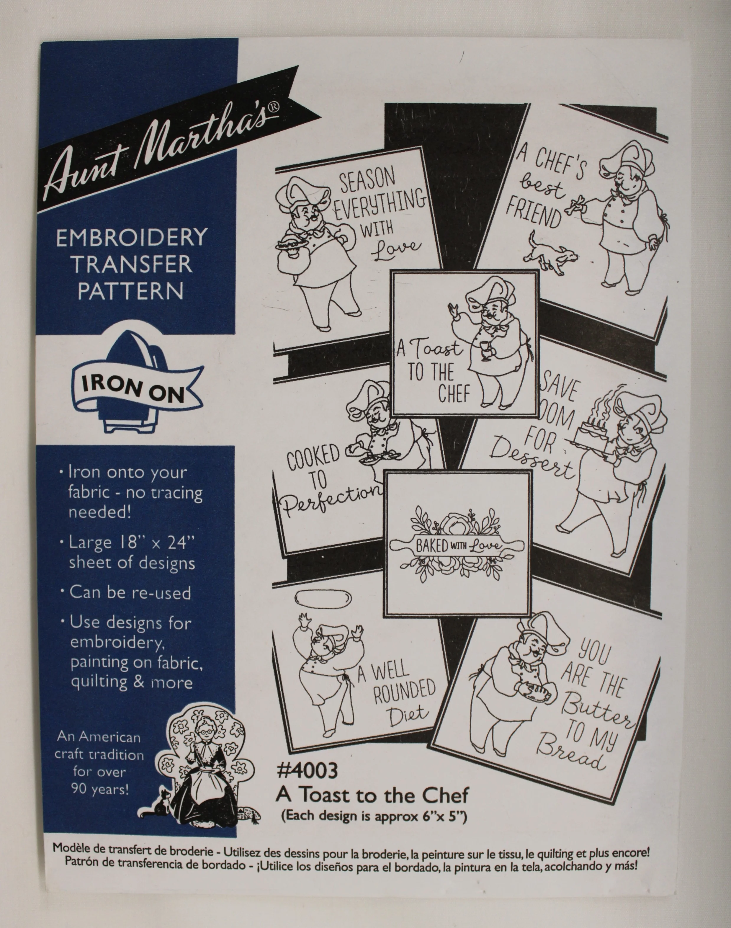 Aunt Martha's Hot Iron Transfers - Kitchen Decor Tea Towels - Image 11