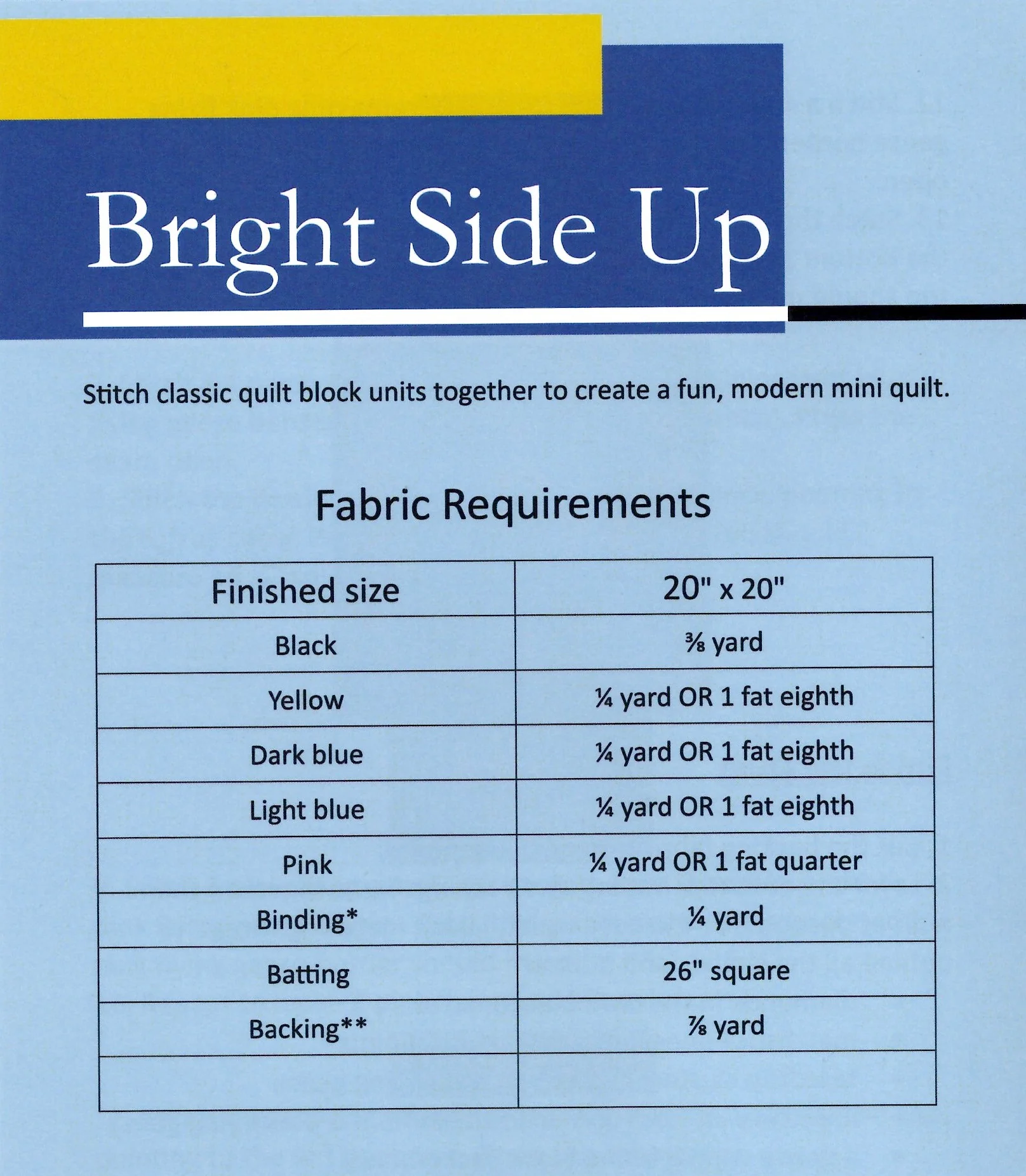 Bright Side Up - Quilting Pattern - Devoted Quilter - Image 2