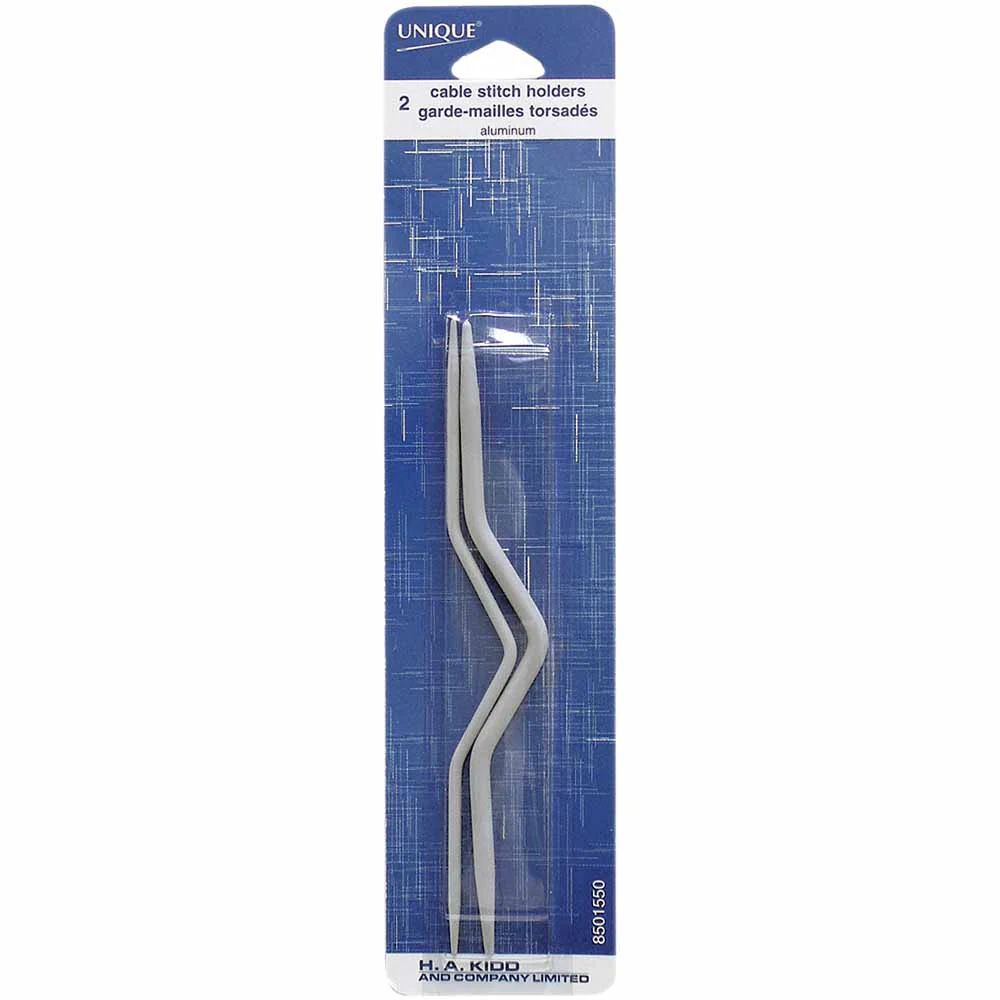 Cable Stitch Holder Aluminum Small - 2ct - UNIQUE