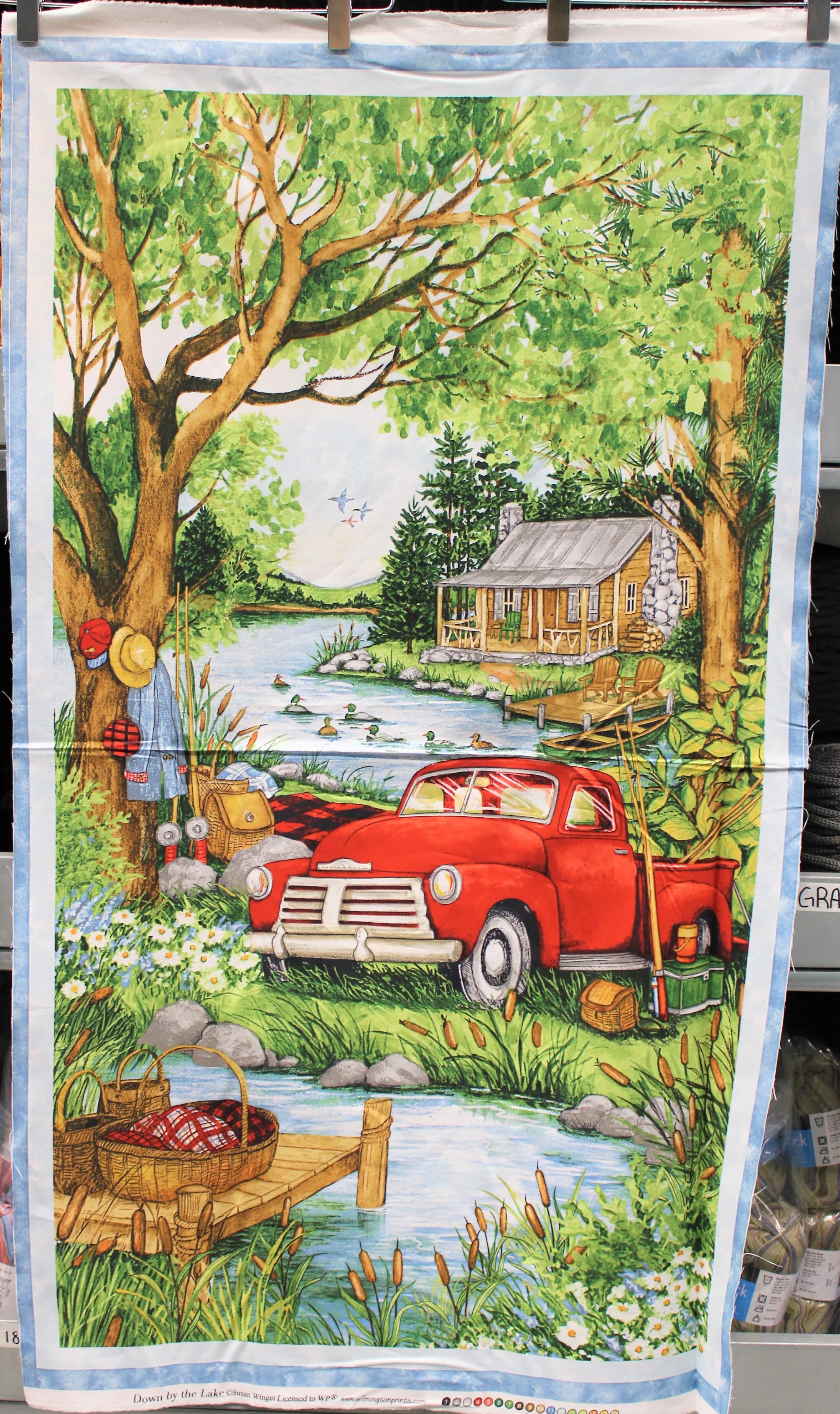 Down by the Lake - 45" - 100% Cotton - Image 2