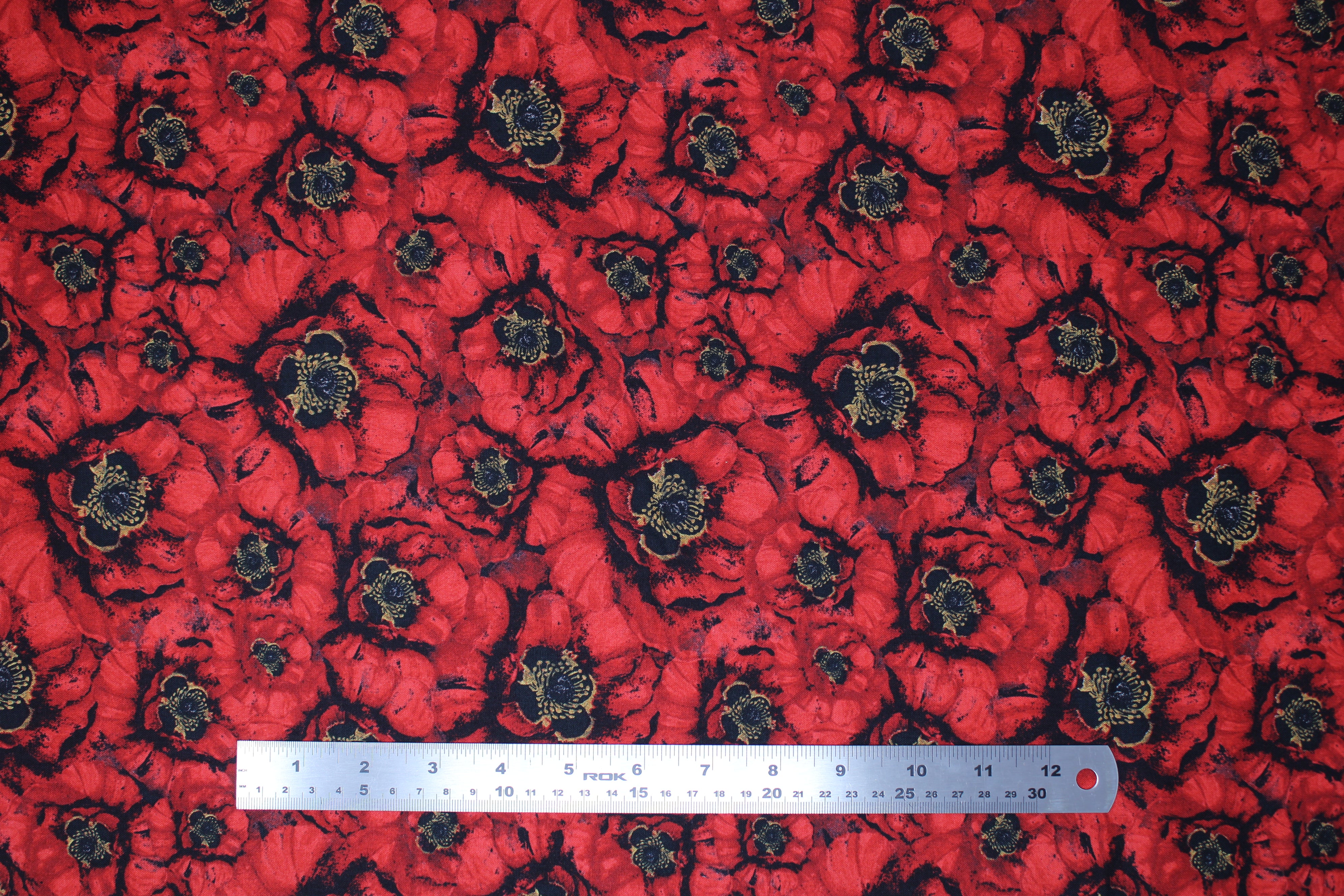 Harlequin Poppies - 44/45" - 100% Cotton - Susan Winget - Image 7