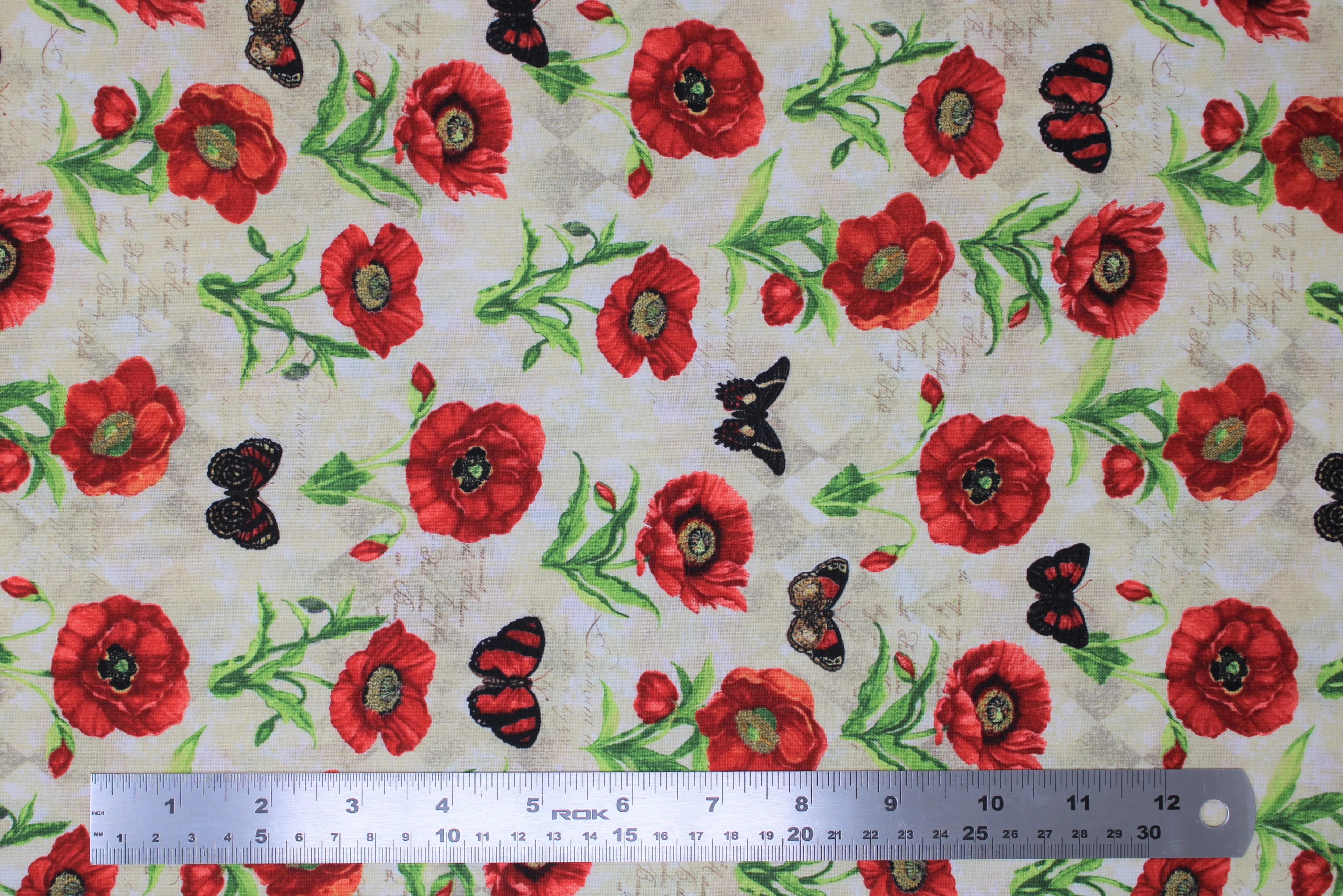 Harlequin Poppies - 44/45" - 100% Cotton - Susan Winget - Image 9