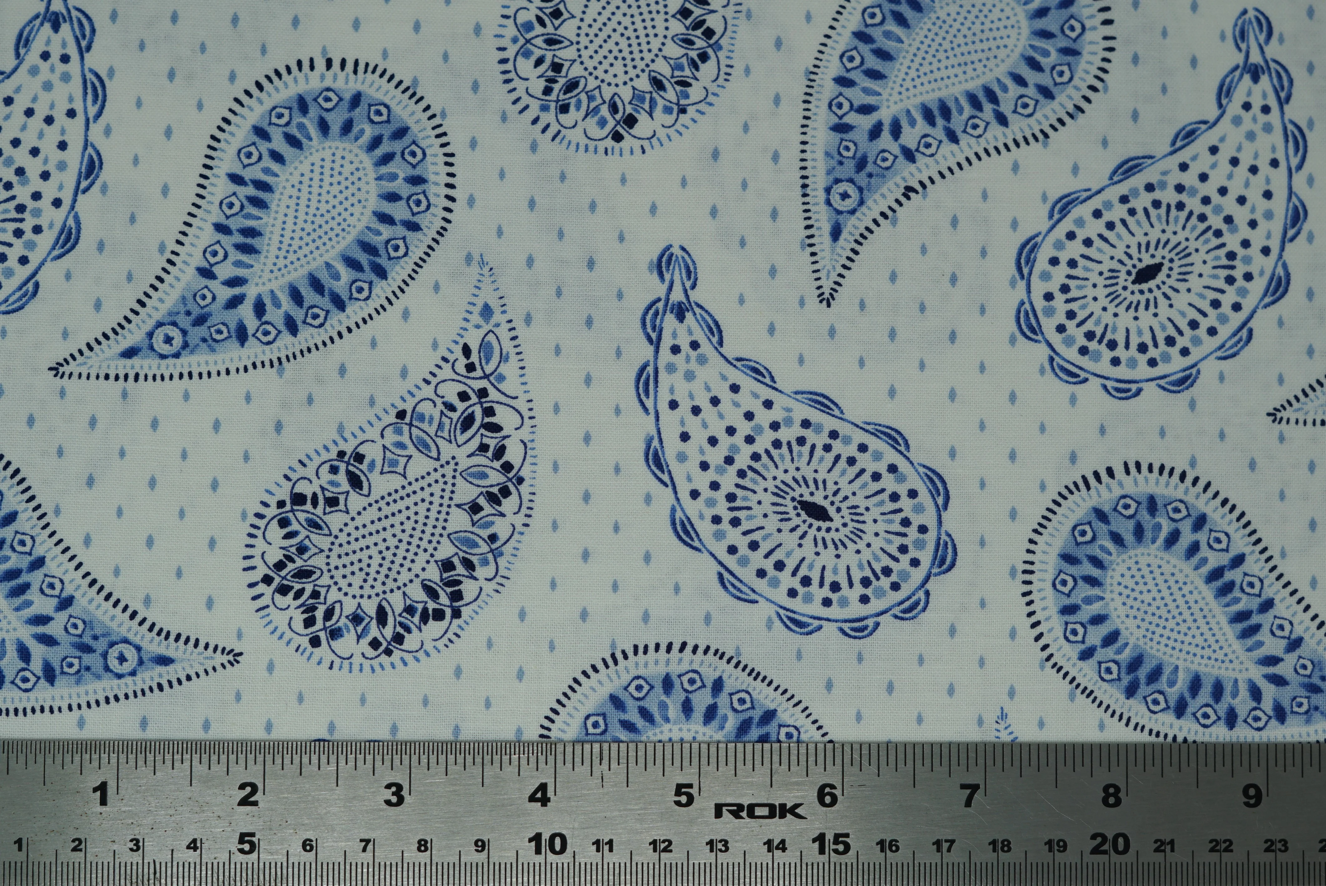 Indigo Splash - 44/45" - 100% Cotton - Image 12