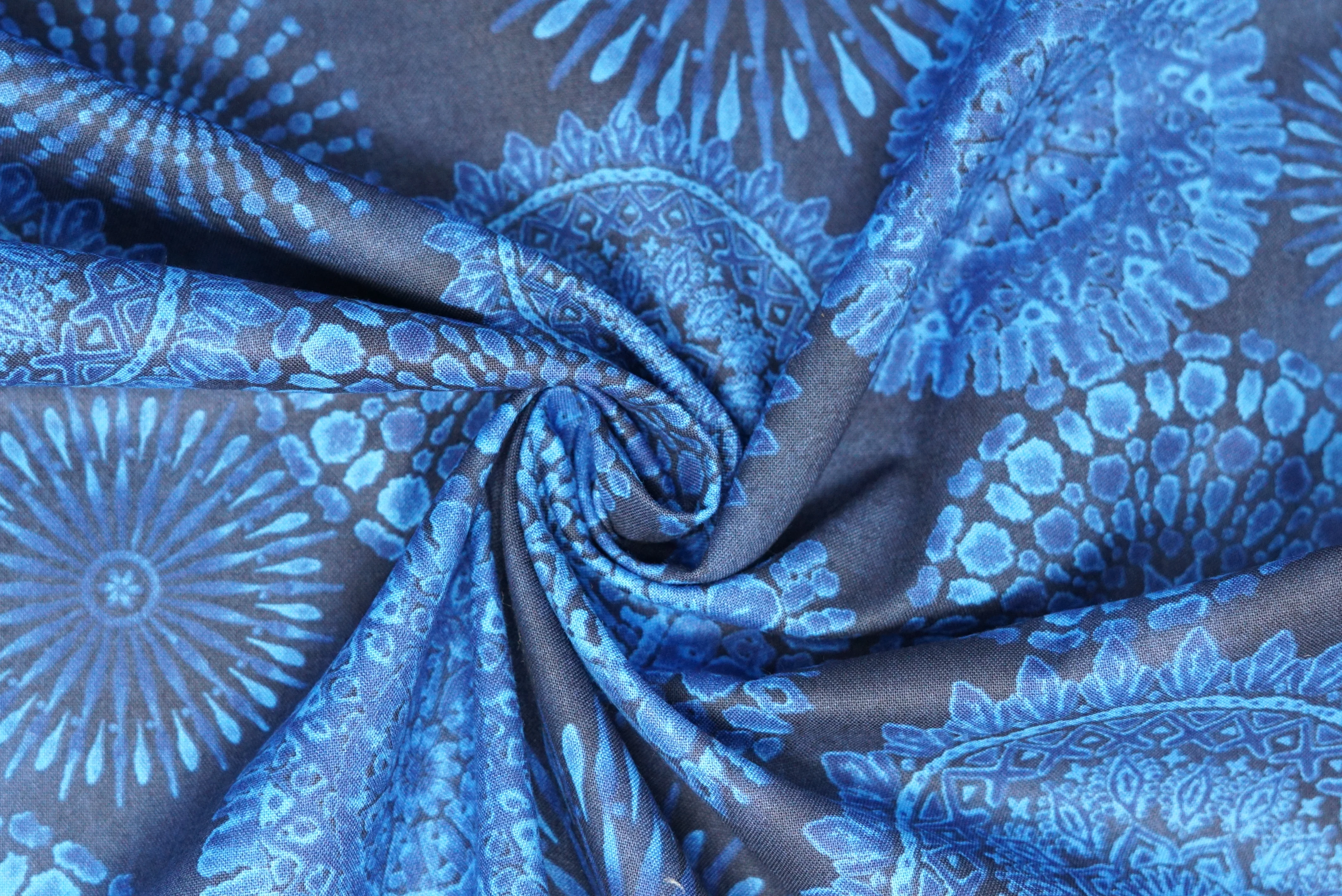 Indigo Splash - 44/45" - 100% Cotton - Image 16