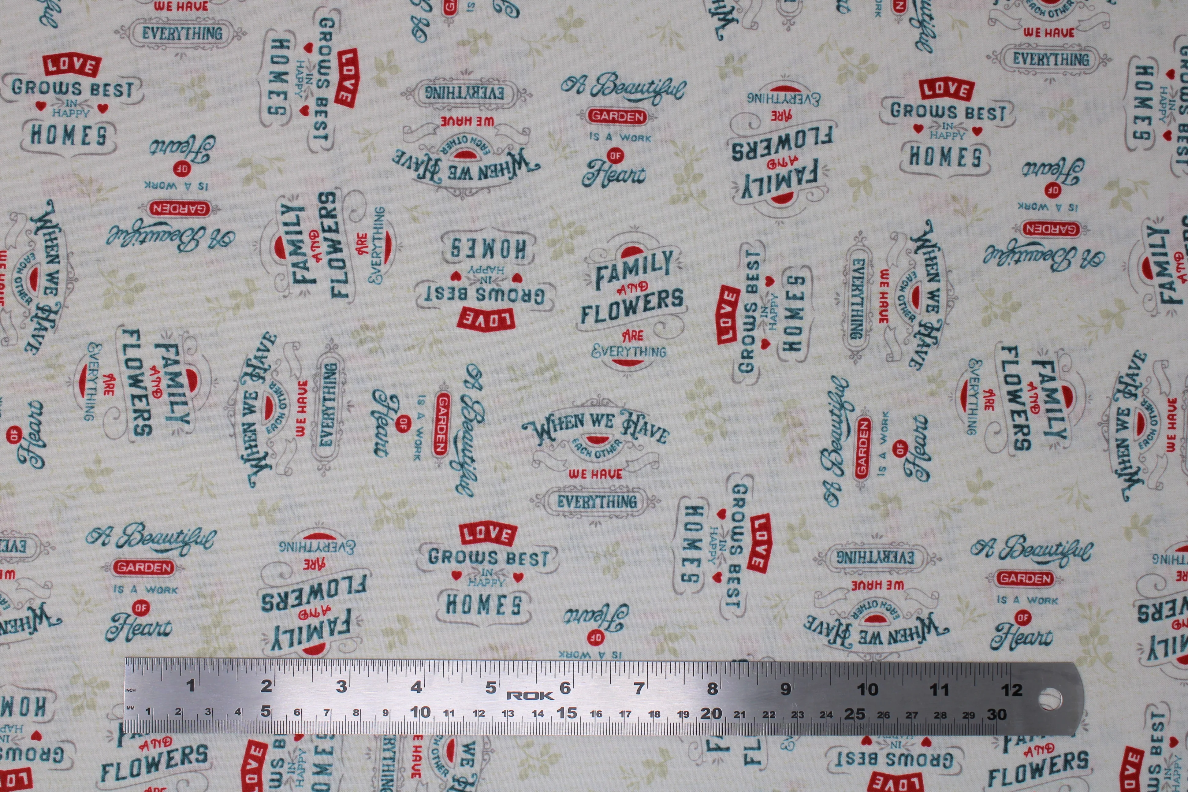 Roots of Love - 44/45" - 100% Cotton - Lisa Audit - Image 8