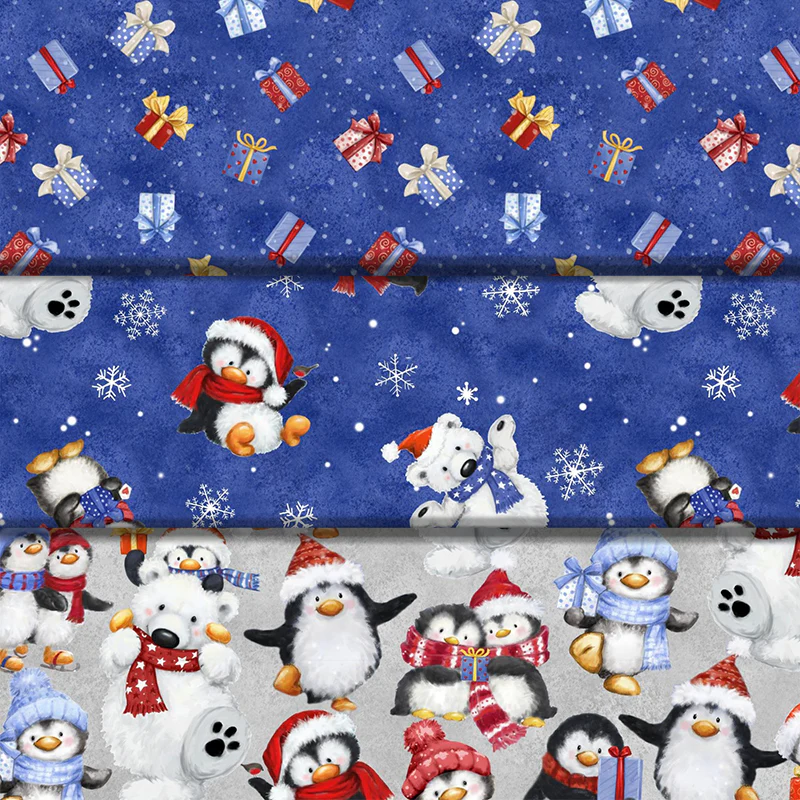 Snow What Fun! - 45" - 100% Cotton