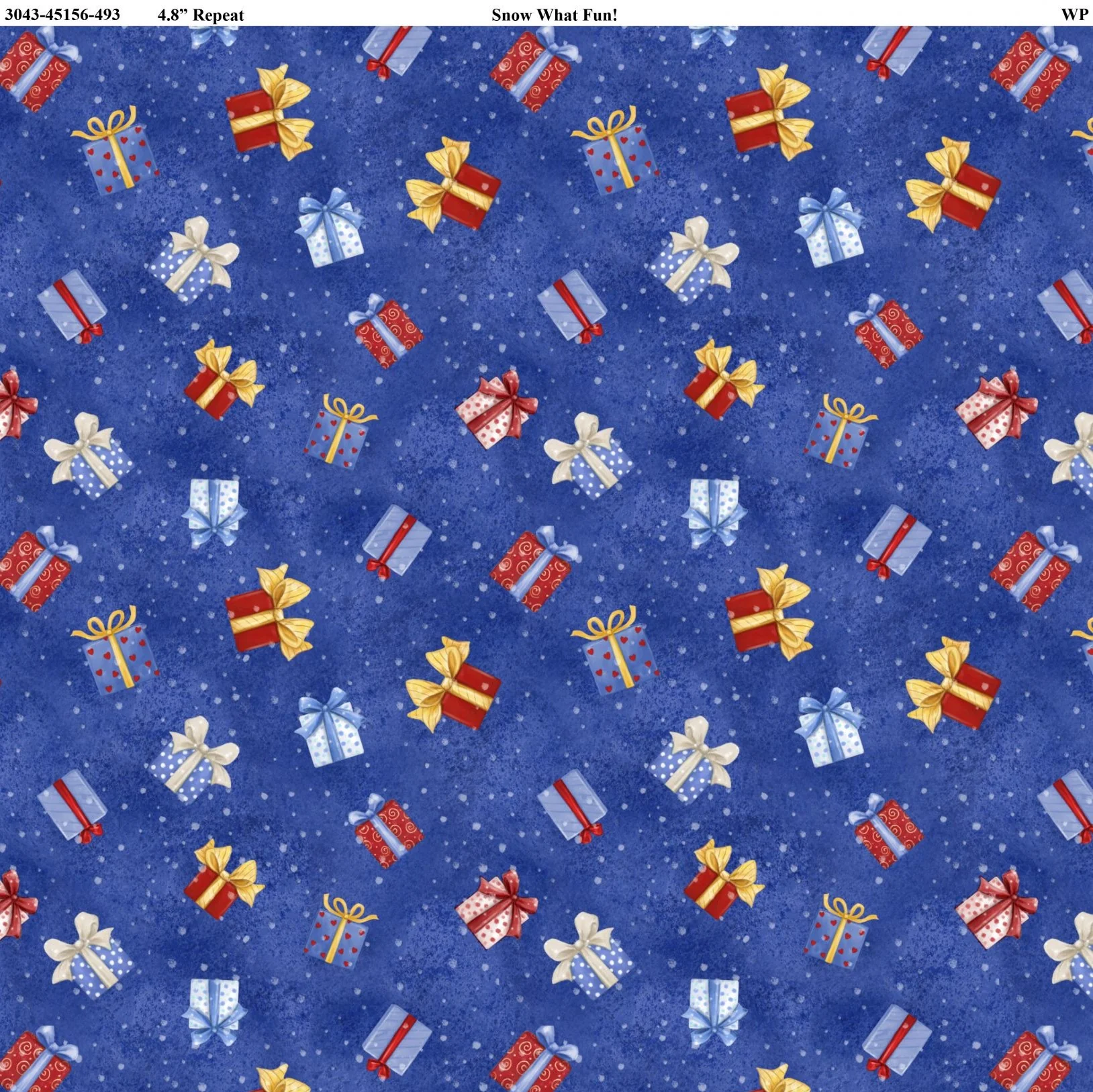 Snow What Fun! - 45" - 100% Cotton - Image 4