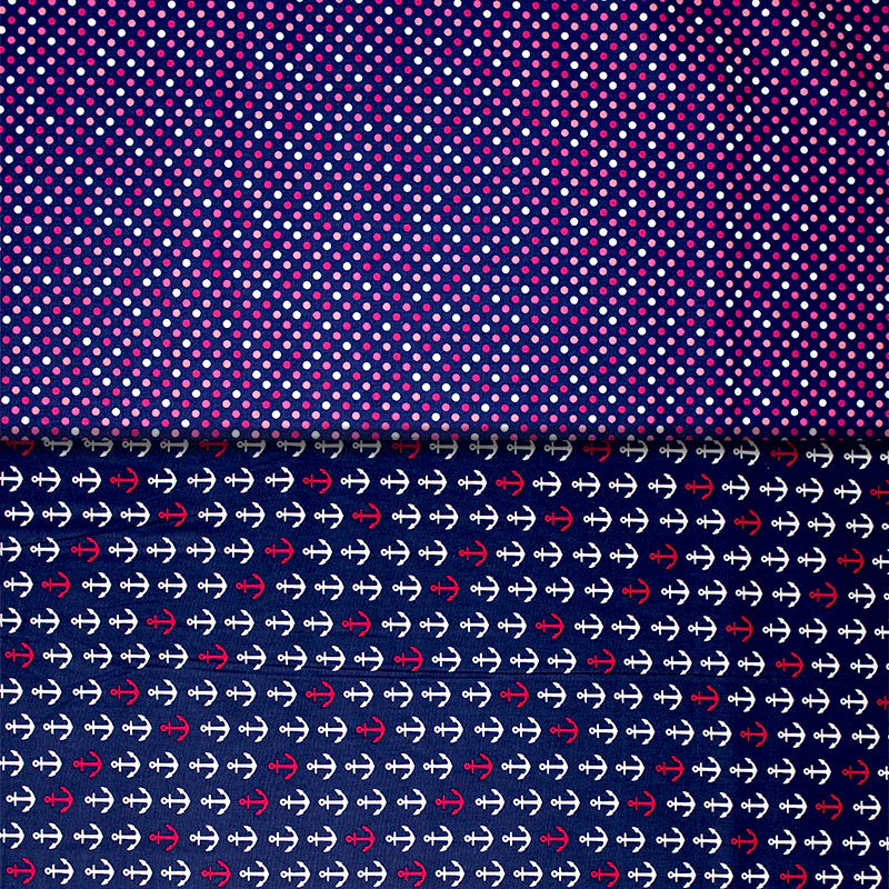 Anchors Away - 44" - 100% Cotton