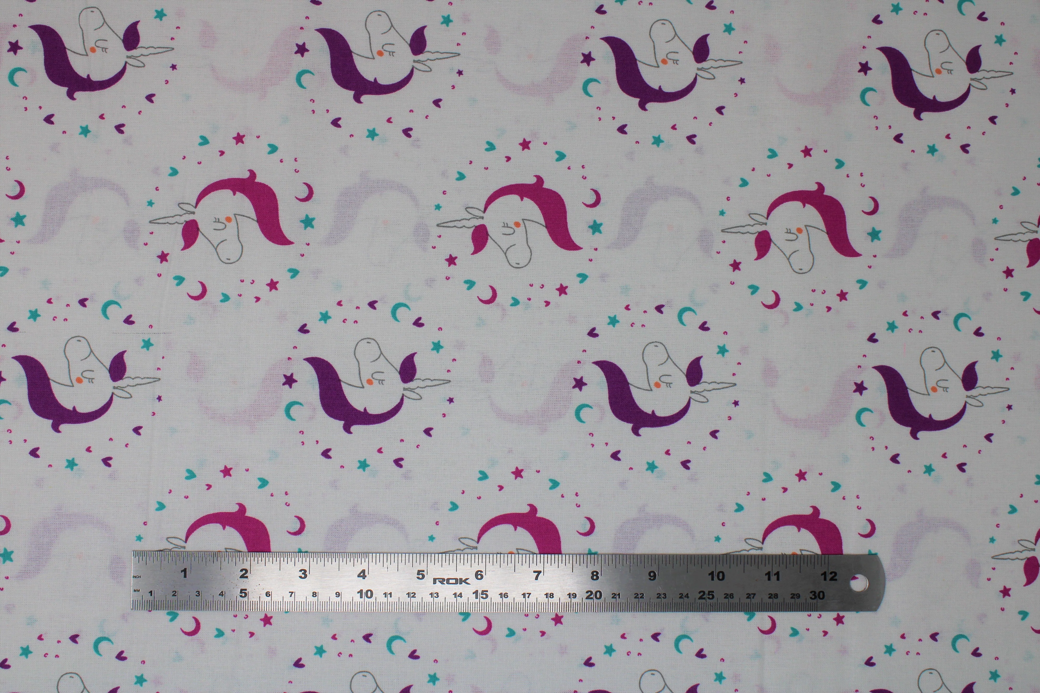 Beautiful Unicorn - 44" - 100% Cotton - Image 2