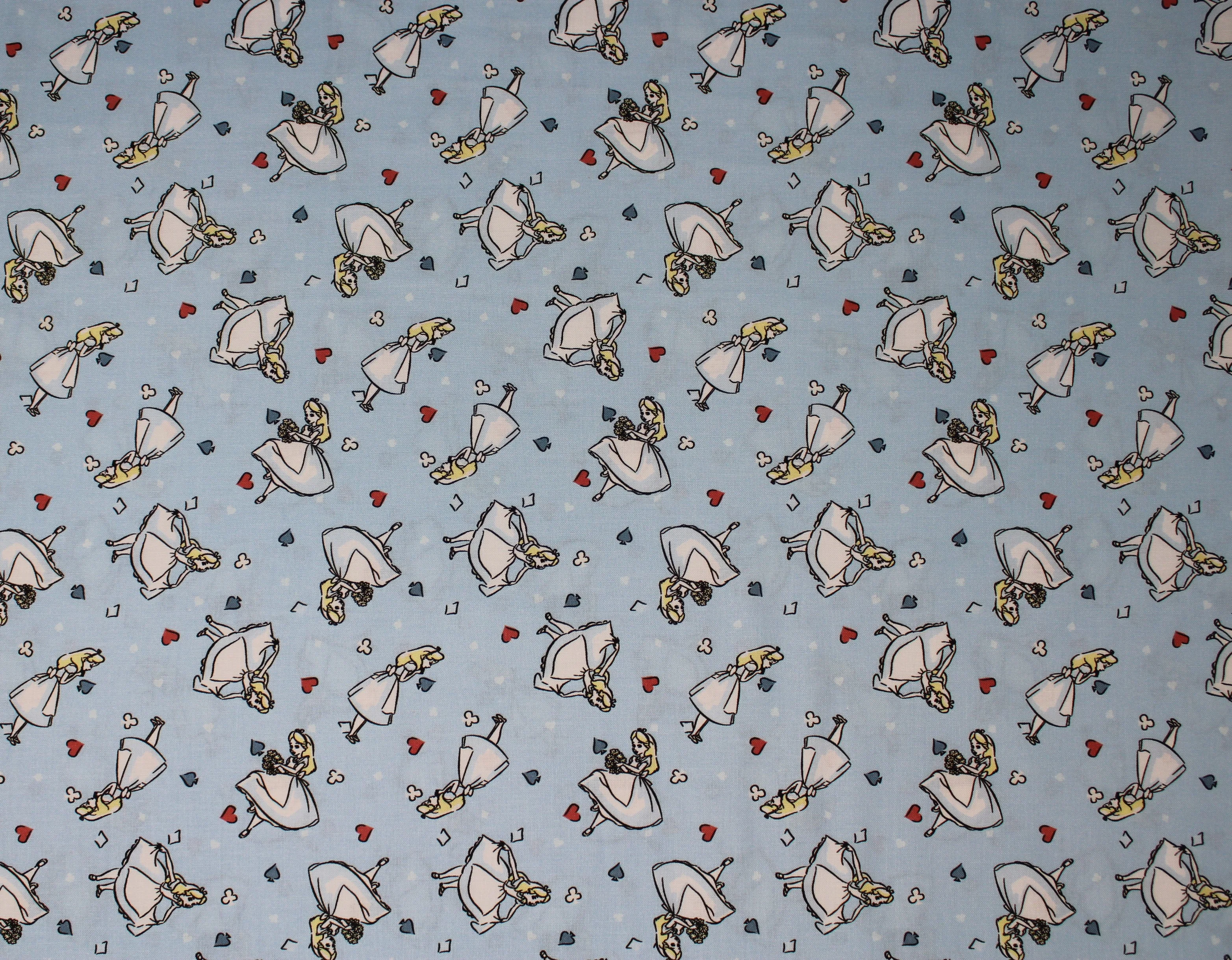 Alice in Wonderland III - 45" - 100% cotton - Image 2