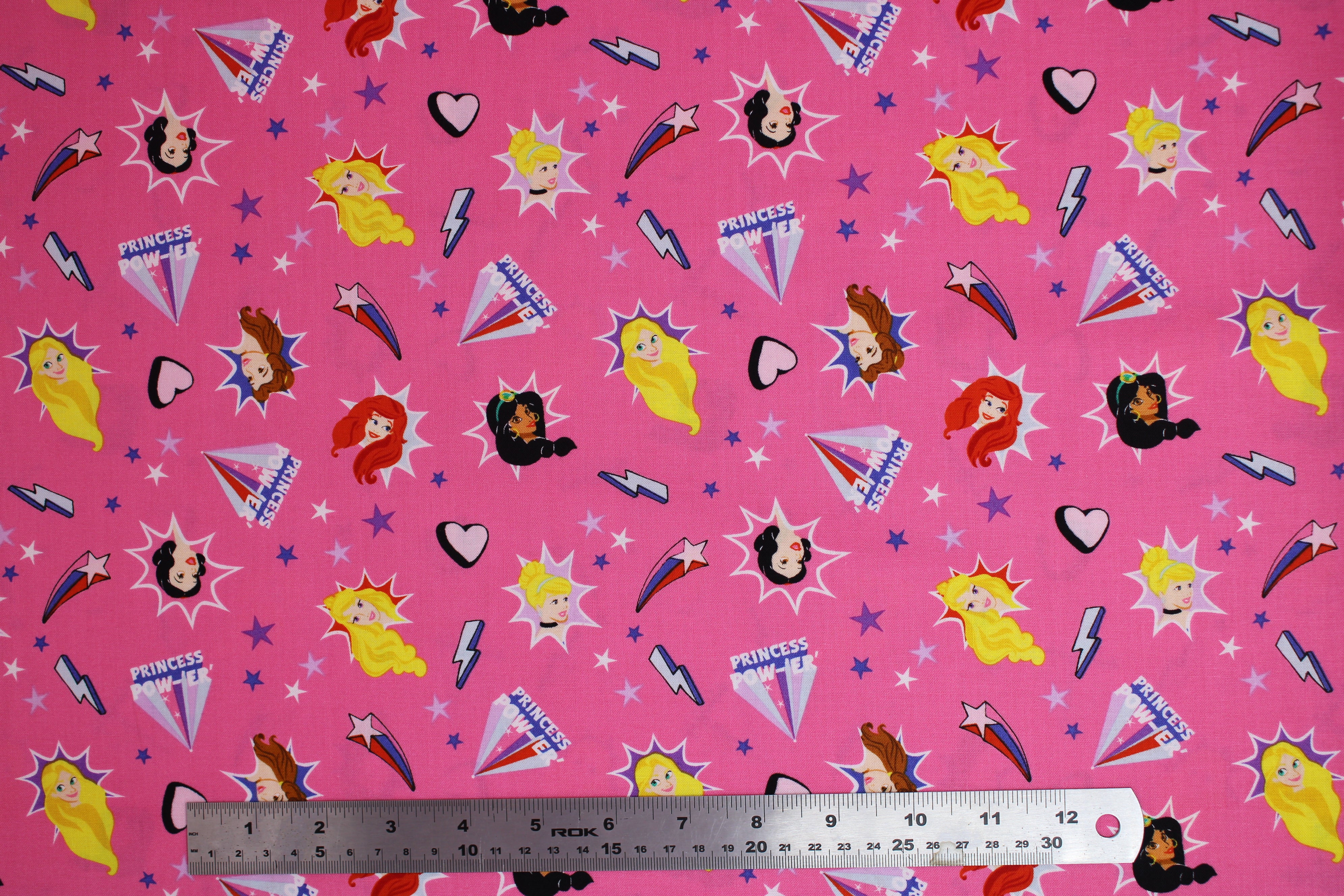 Disney Princesses - 45" - 100% Cotton - Image 2