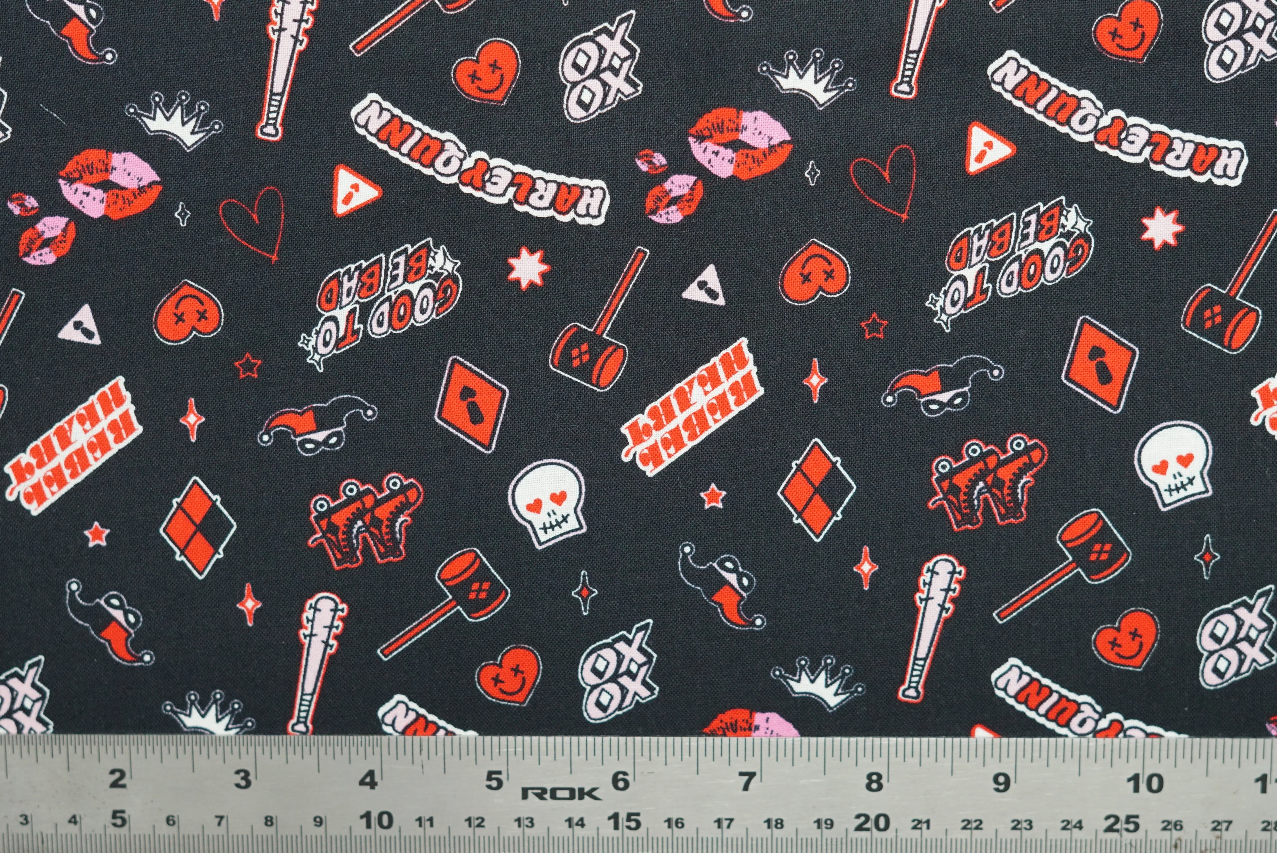 Harley Quinn XOXO - 45" - 100% Cotton - Image 4