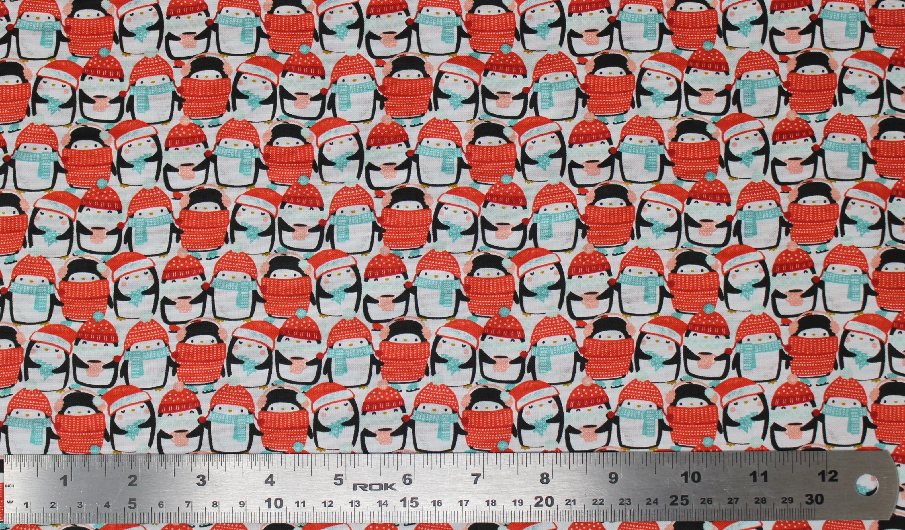 Merry Penguins - 45" - 100% cotton - Image 3