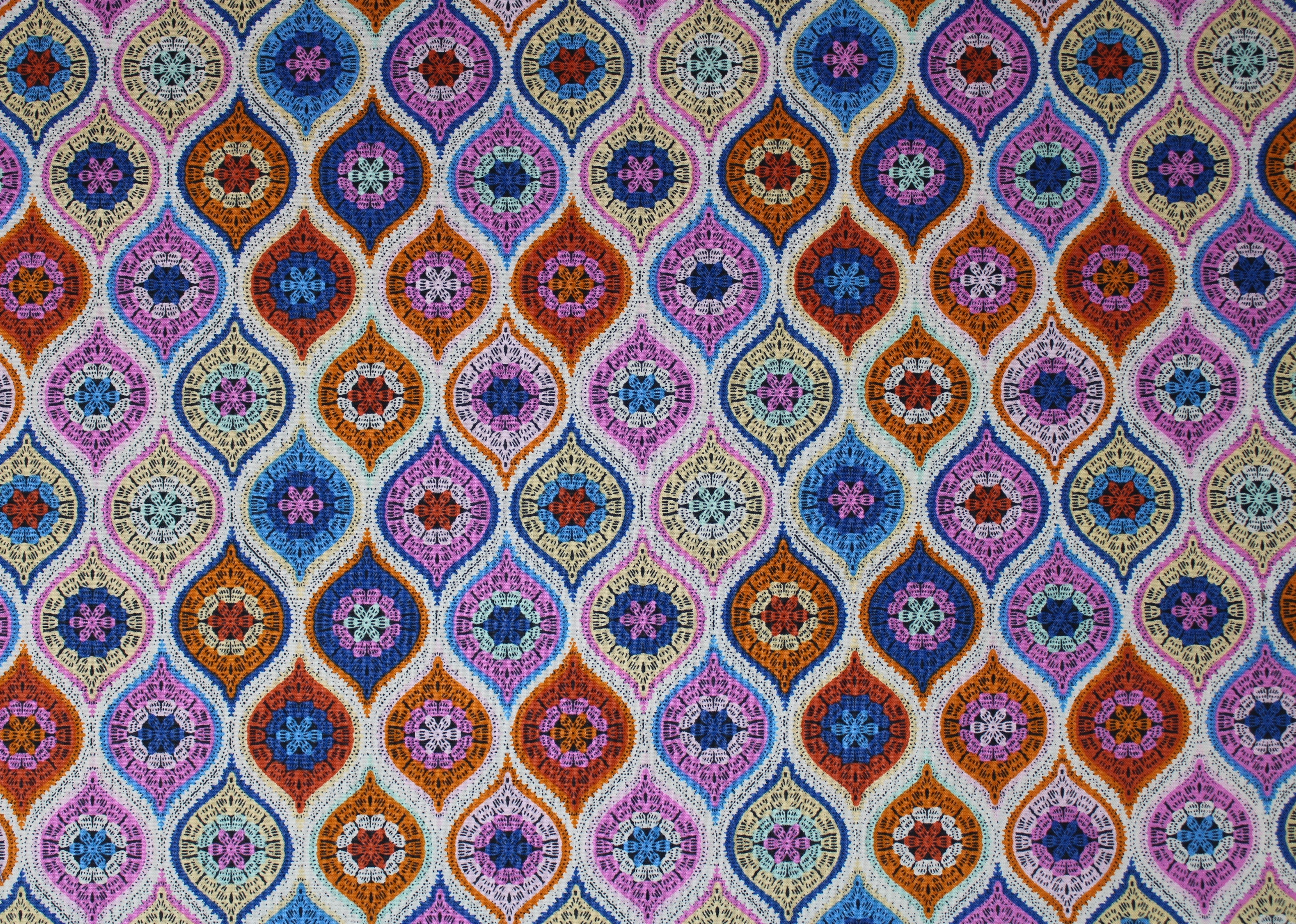 Not Your Granny's Squares - 45" - 100% cotton - Image 2