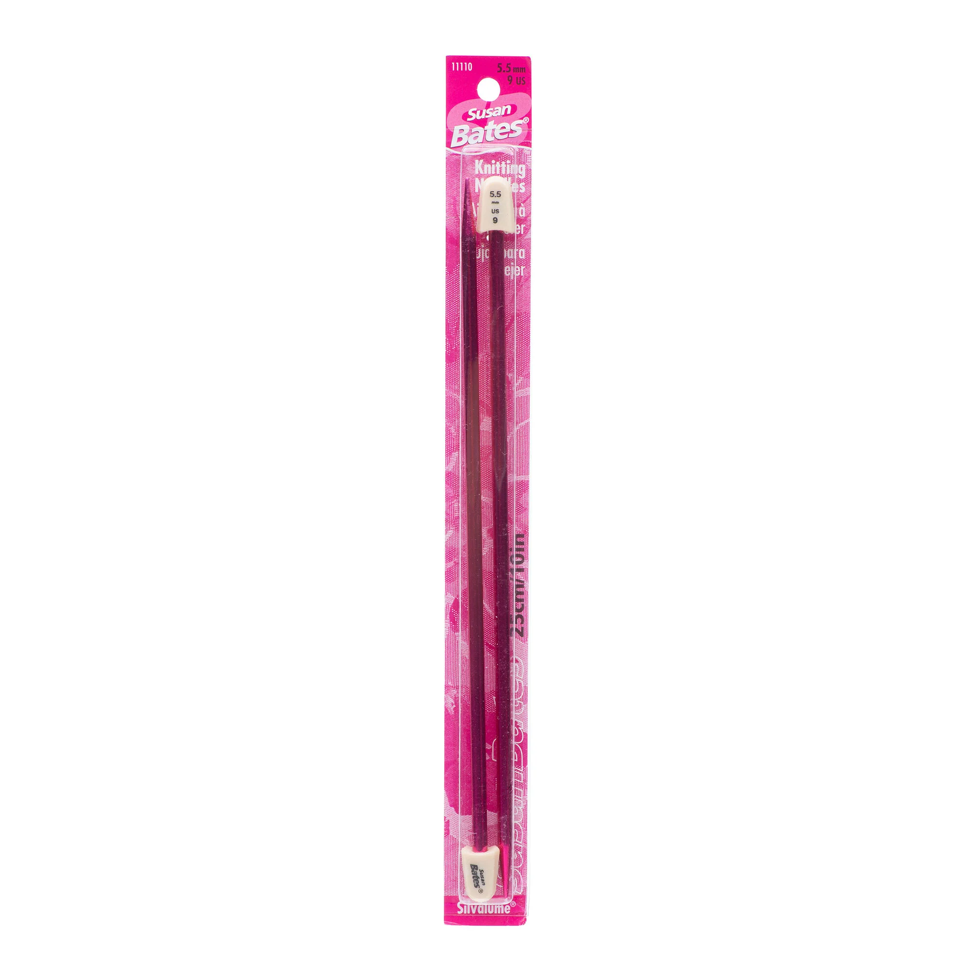 Aluminum Knitting Needles - 10" (25cm) - Silvalume/Susan Bates - Image 8