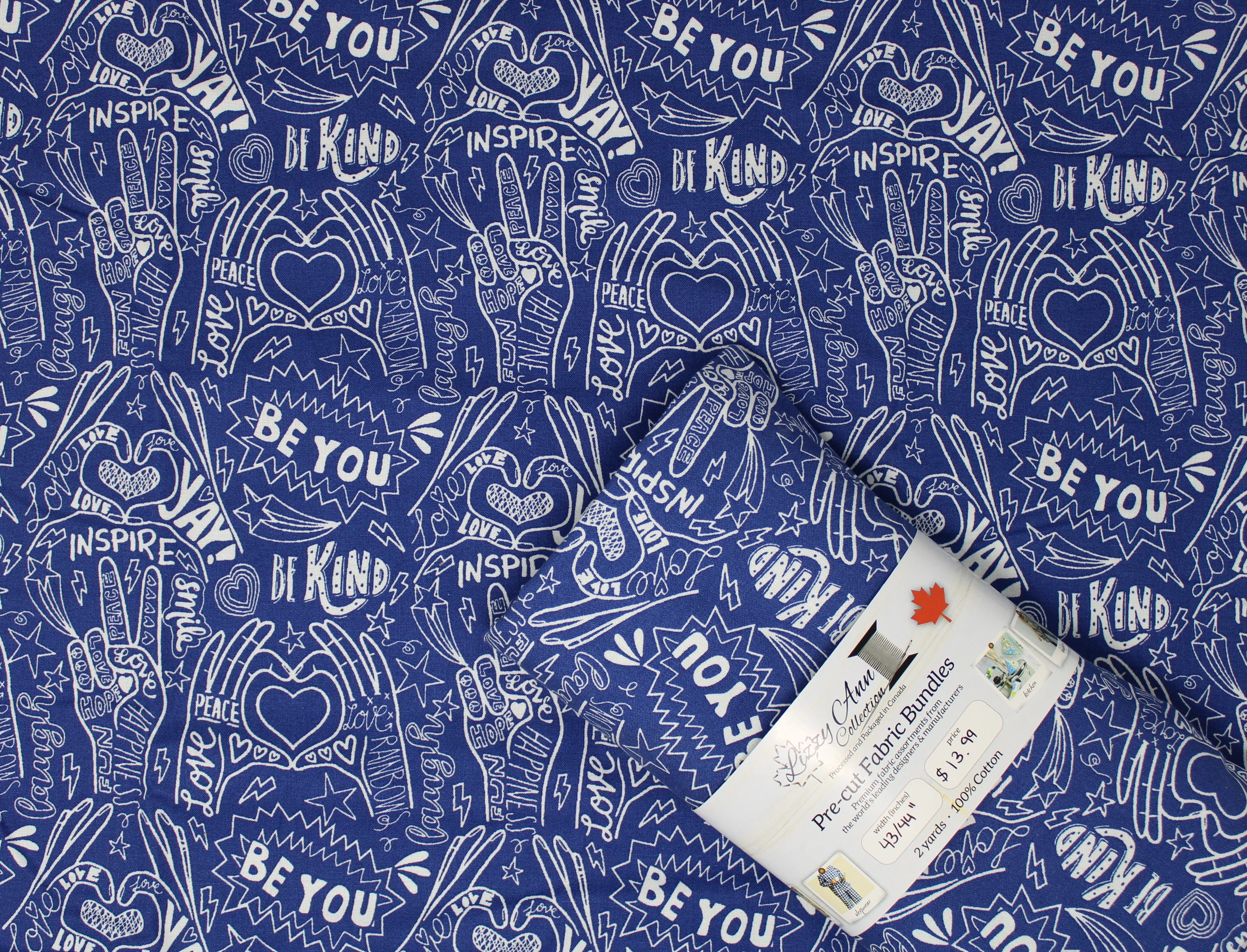 MiniBolts - (43/44" x 2yds) - 100% Cotton - Lizzy Ann - Image 3