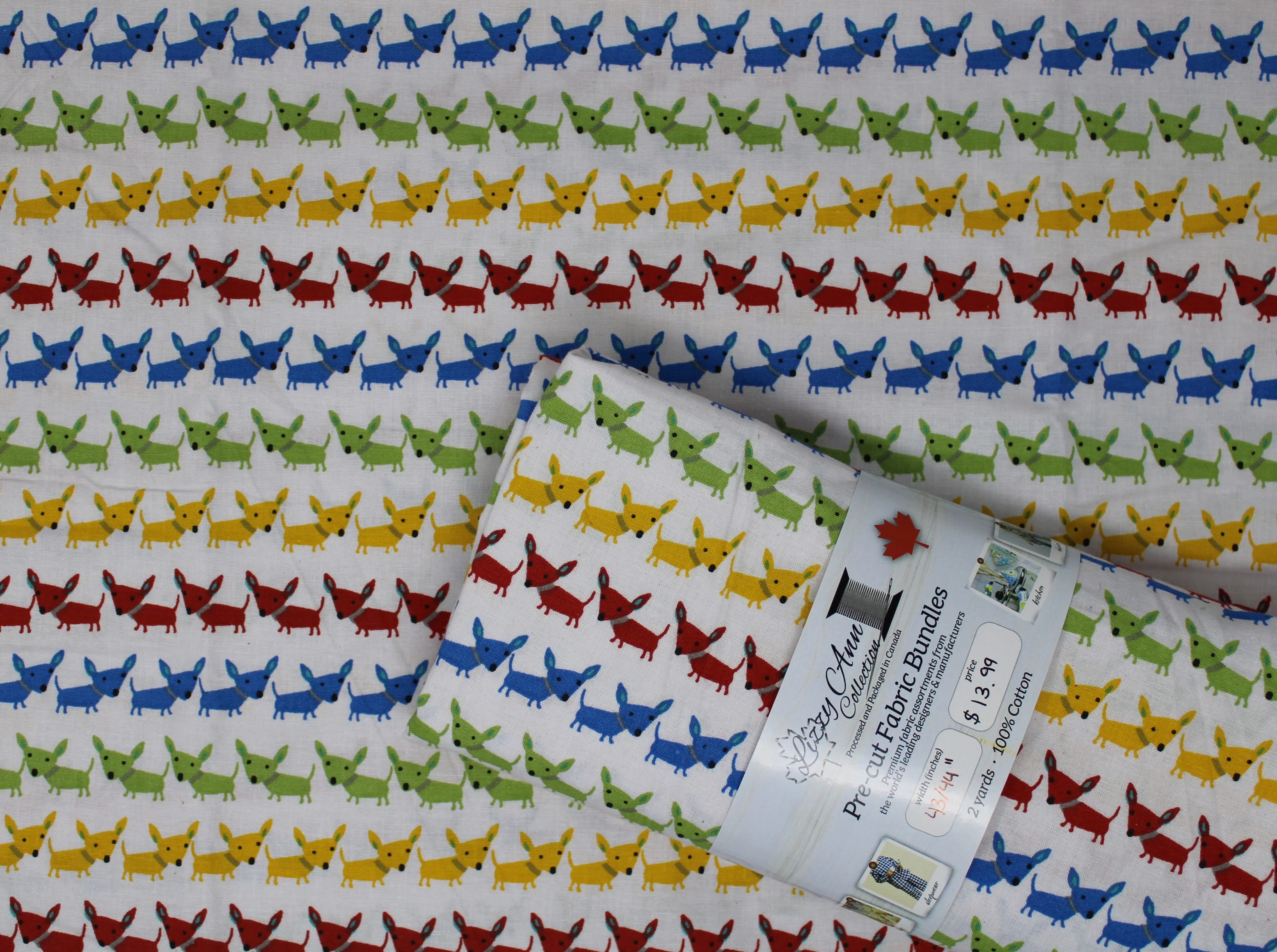 MiniBolts - (43/44" x 2yds) - 100% Cotton - Lizzy Ann - Image 7
