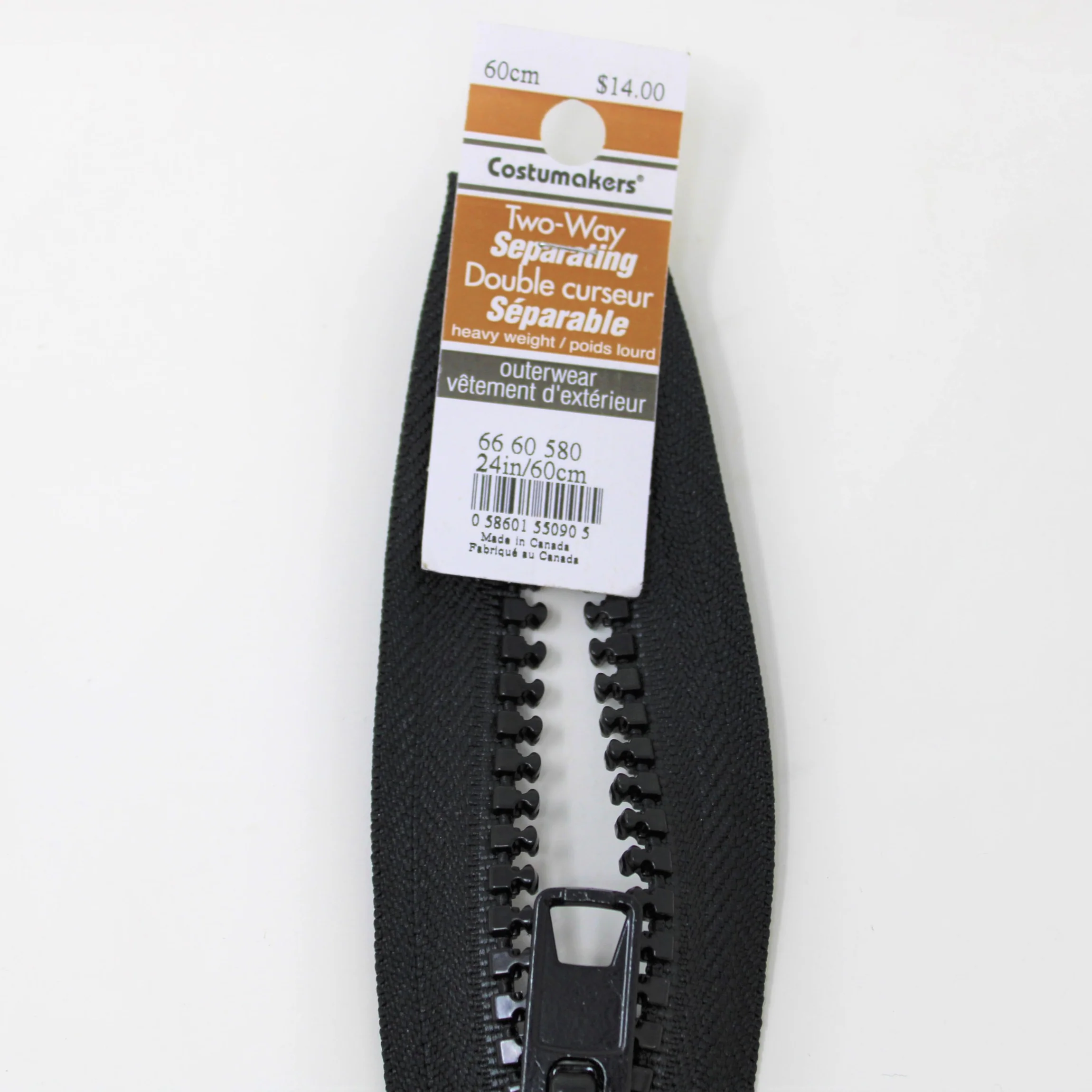 Outerwear Two Way Separating Zipper - Heavy Weight - Image 2