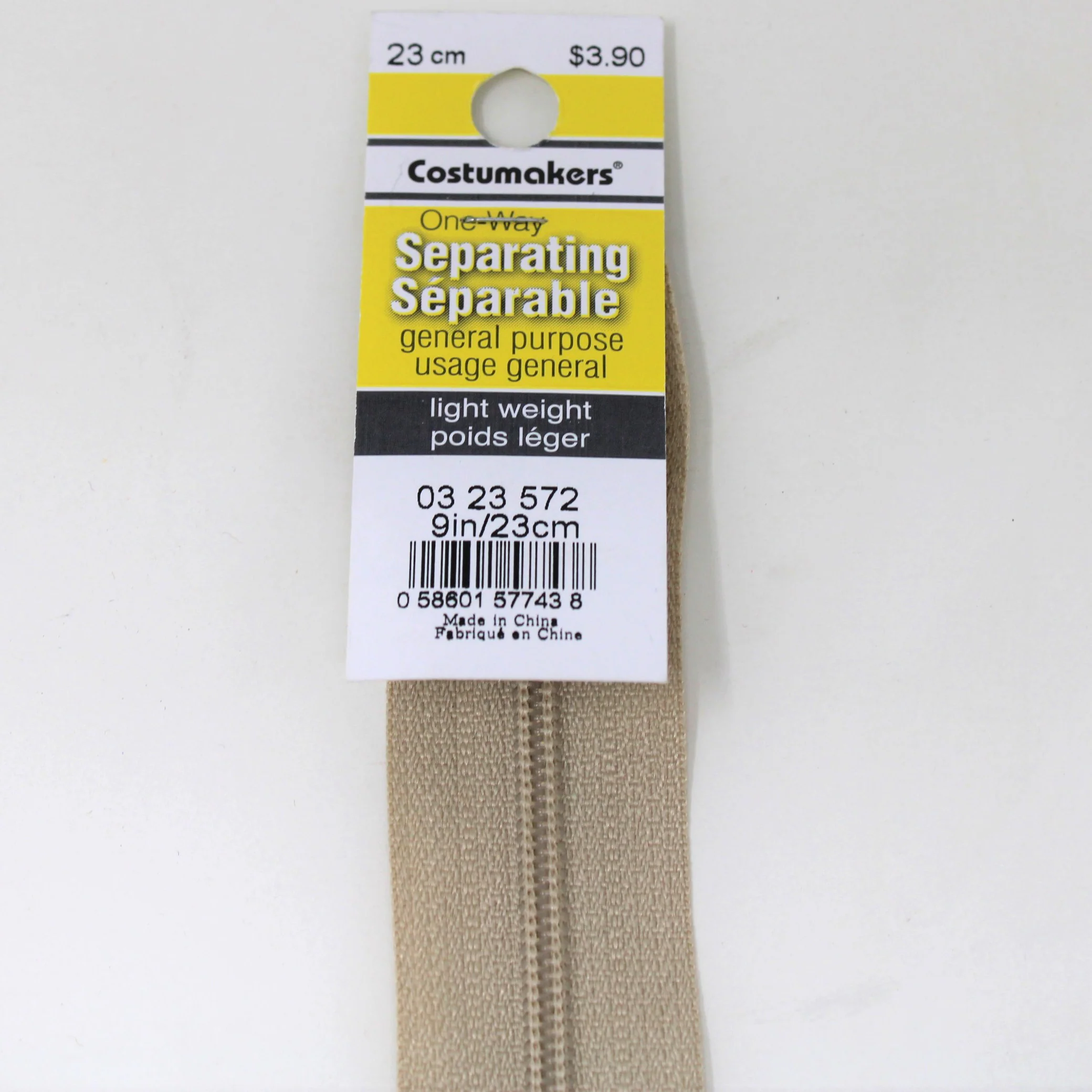 General Purpose One Way Separating Zipper - Light Weight - Image 6