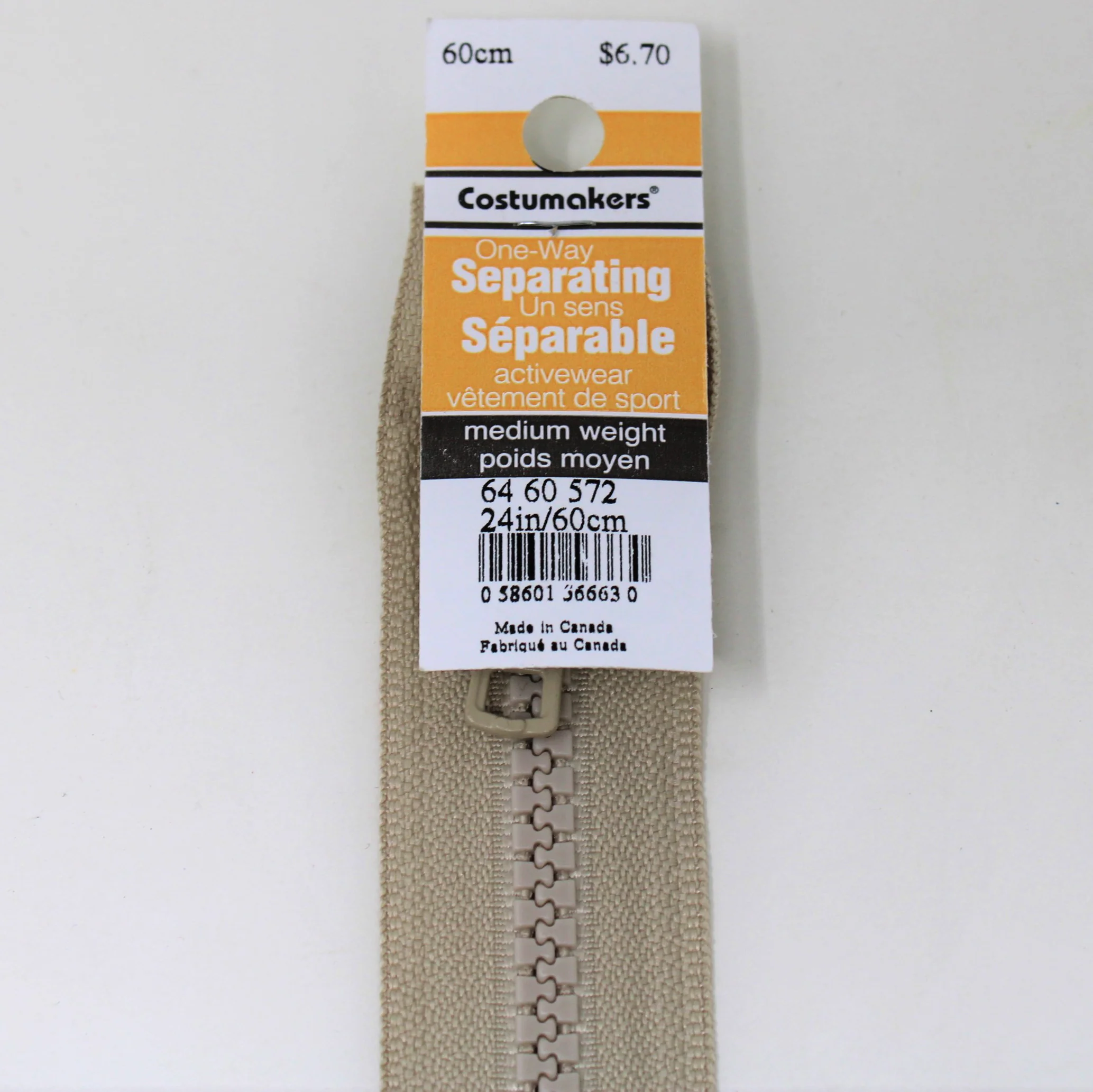 Activewear One Way Separating Zipper - Medium Weight - Image 10