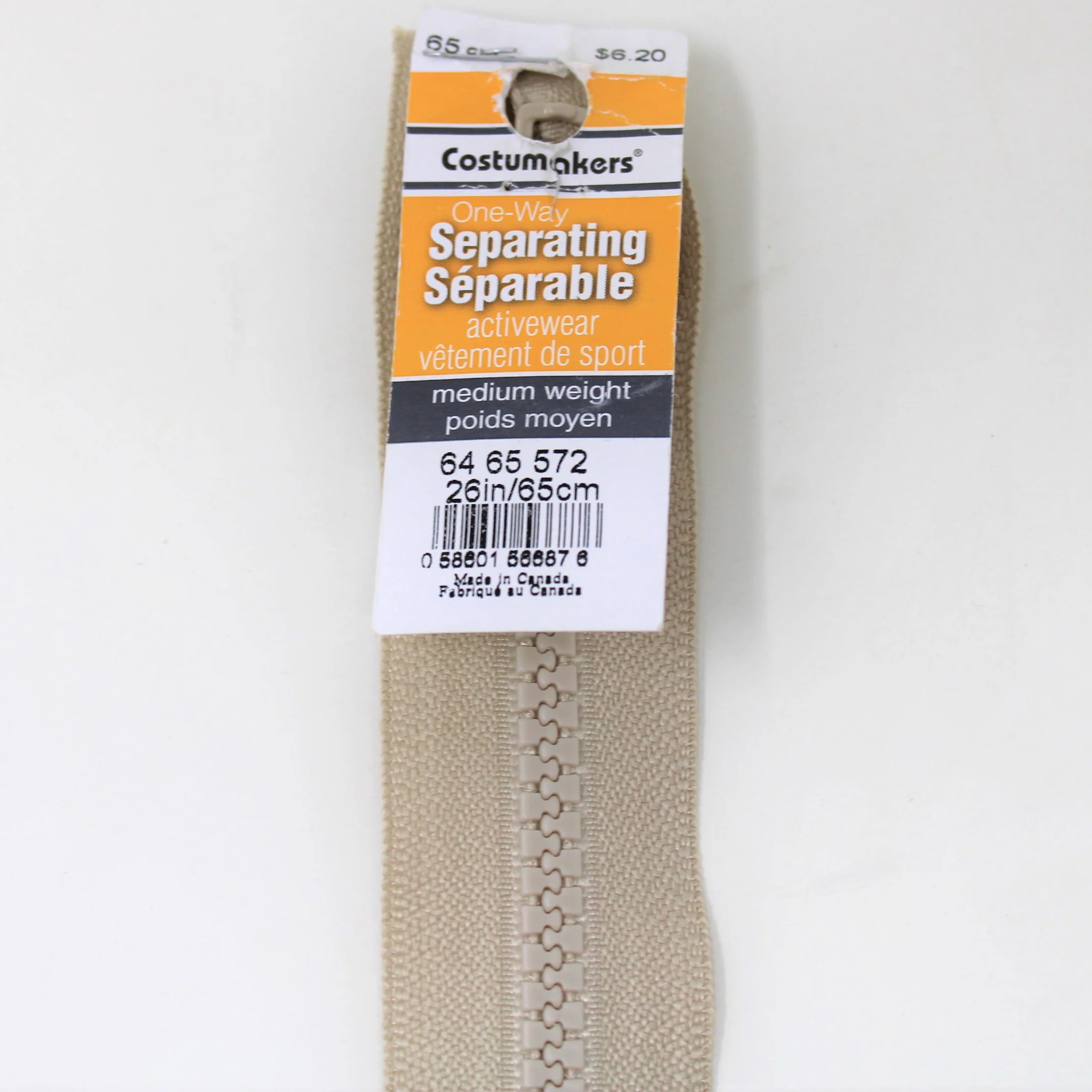 Activewear One Way Separating Zipper - Medium Weight - Image 16