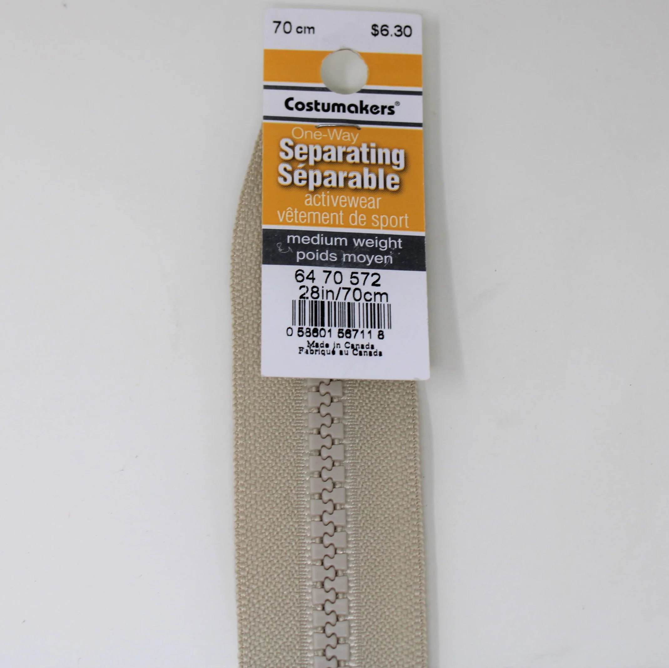 Activewear One Way Separating Zipper - Medium Weight - Image 20