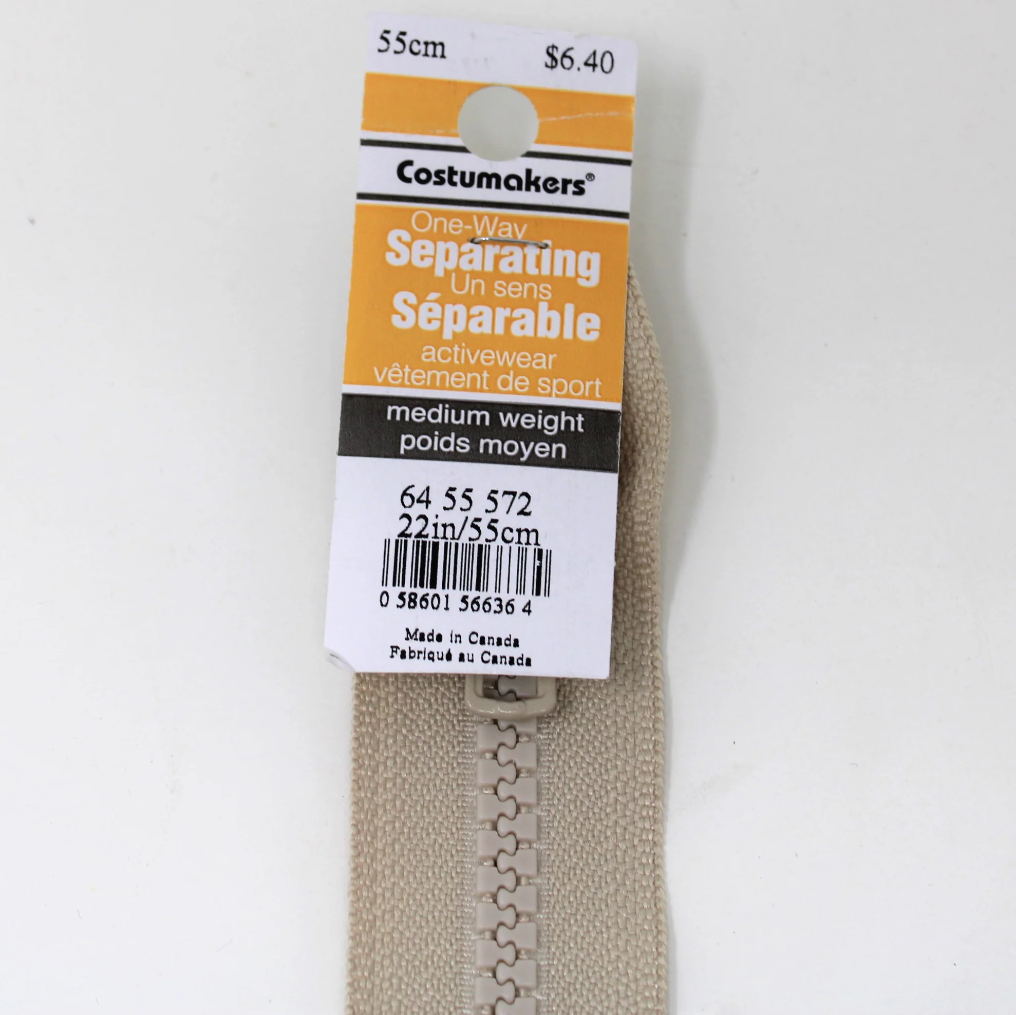 Activewear One Way Separating Zipper - Medium Weight - Image 8