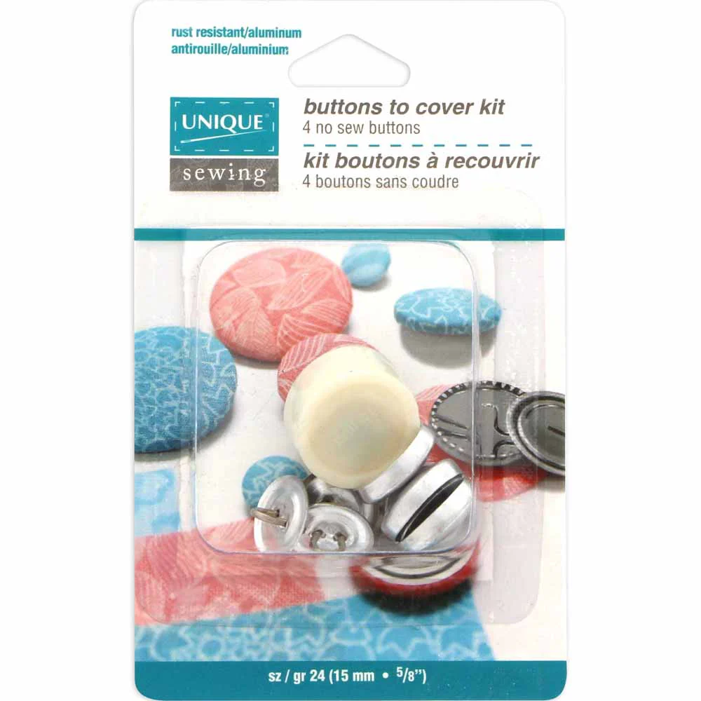 No-sew Cover Button Kit - UNIQUE - Image 3