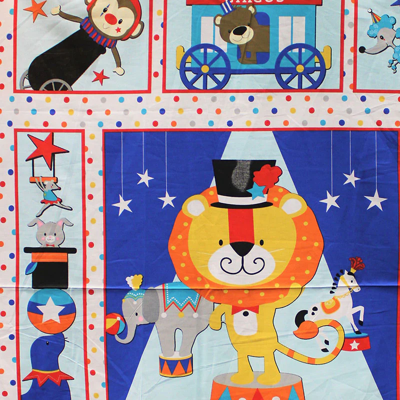 Circus Panel - 36" x 45" - 100% Cotton