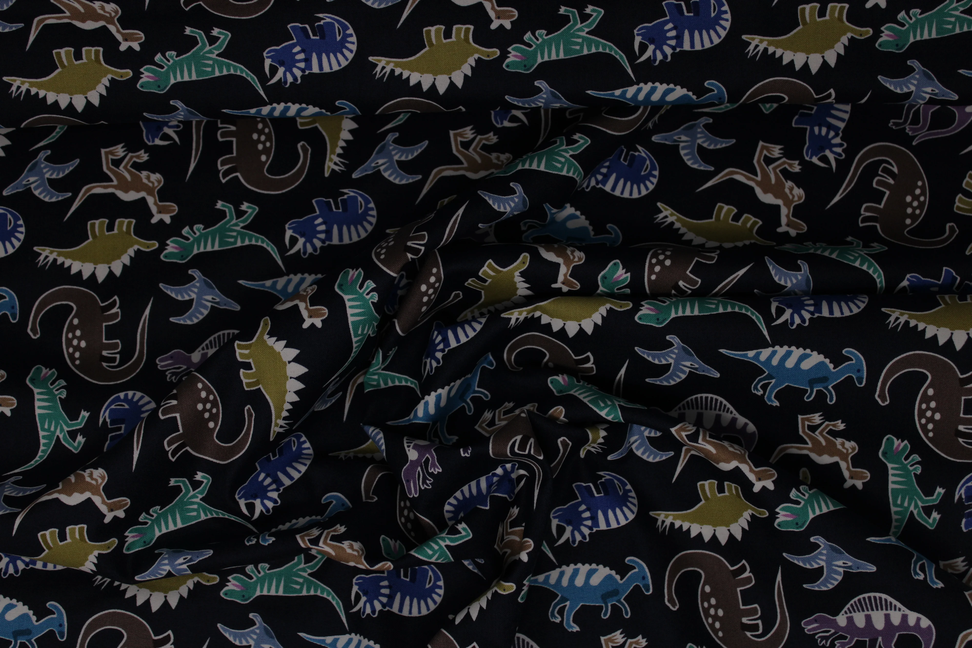 Dino Glow by Lewis & Irene - 45" - 100% Cotton - Image 5