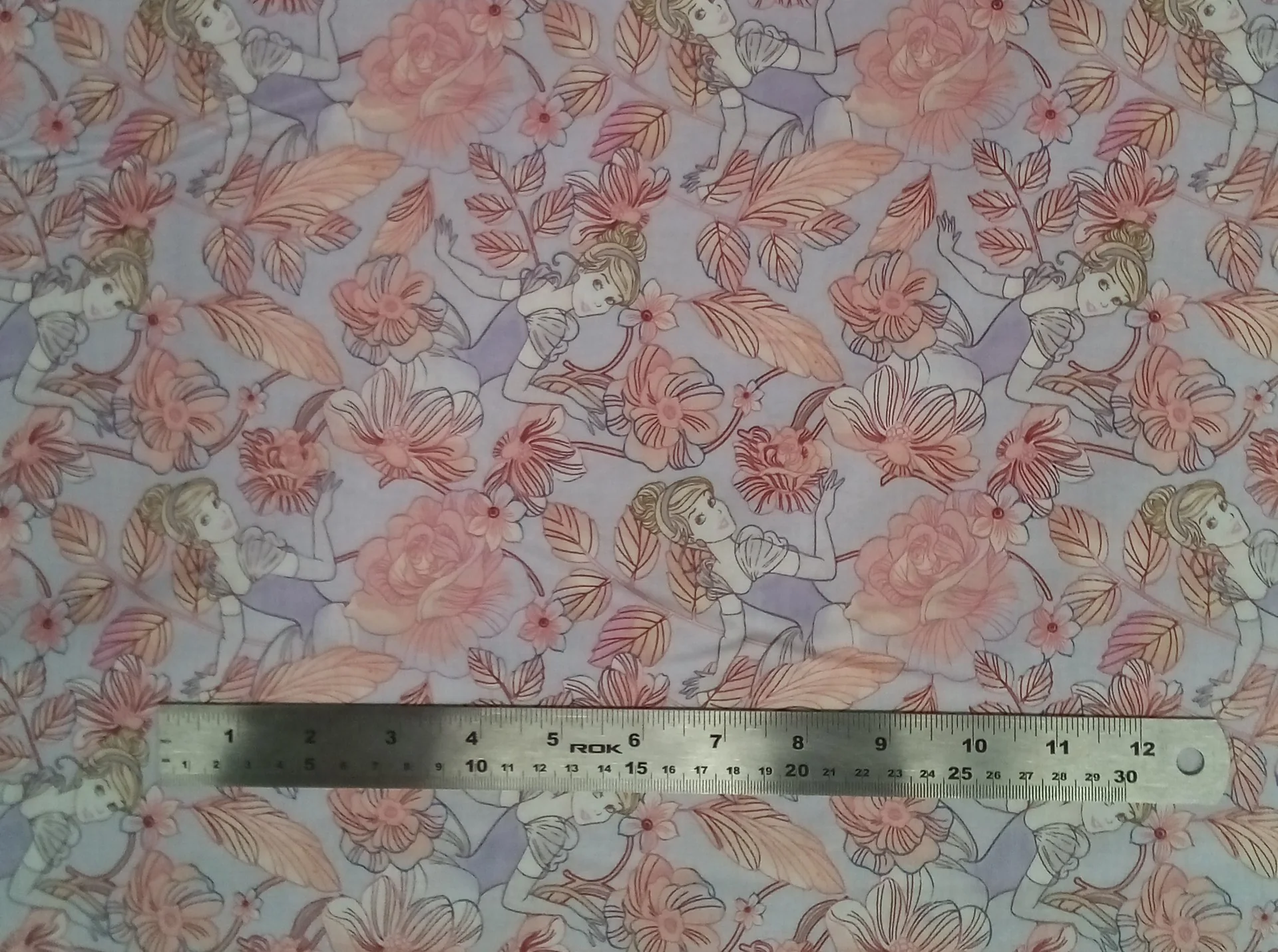 Disney Princess Florals - 45" - 100% Cotton - Image 4
