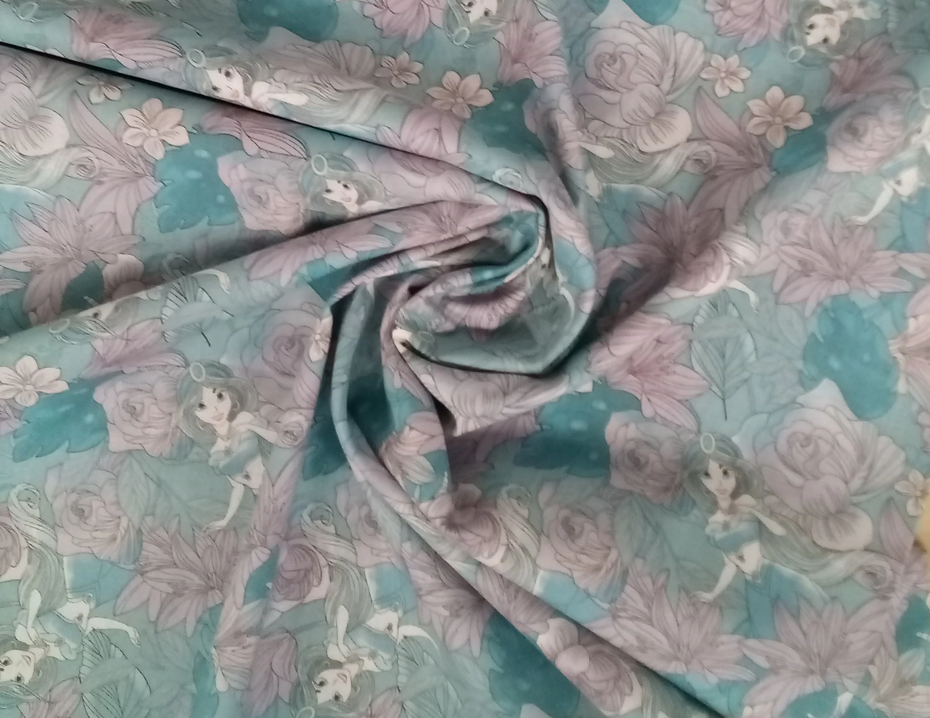 Disney Princess Florals - 45" - 100% Cotton - Image 9