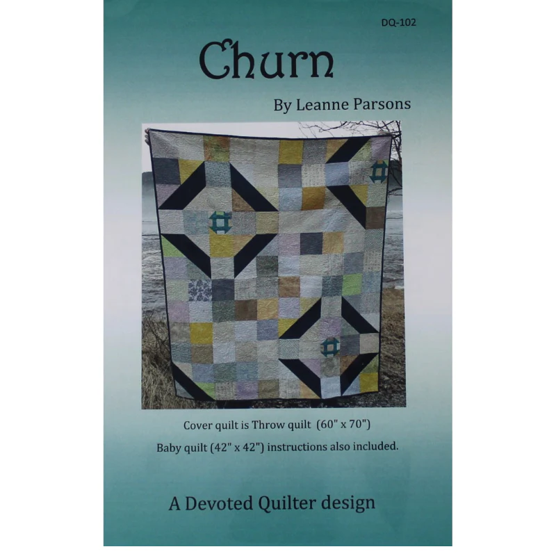 Churn - Quilting Pattern - Devoted Quilter