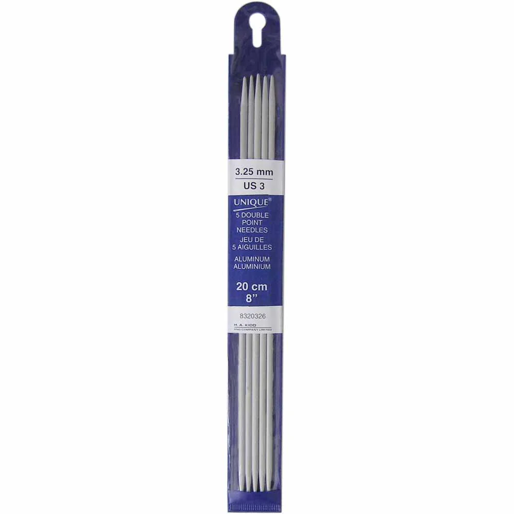 Double Point Knitting Needles - 8" (20cm) - UNIQUE - Image 7