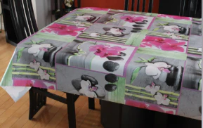 Printed Opaque Tablecloth Vinyl - 54" - Image 19