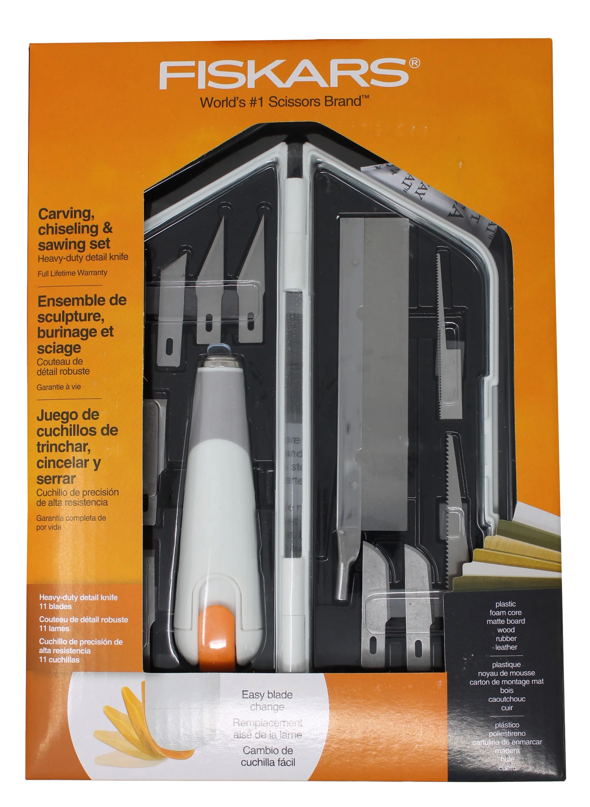 Heavy-Duty Easy Change Detail Knife Set - Fiskars - Image 2