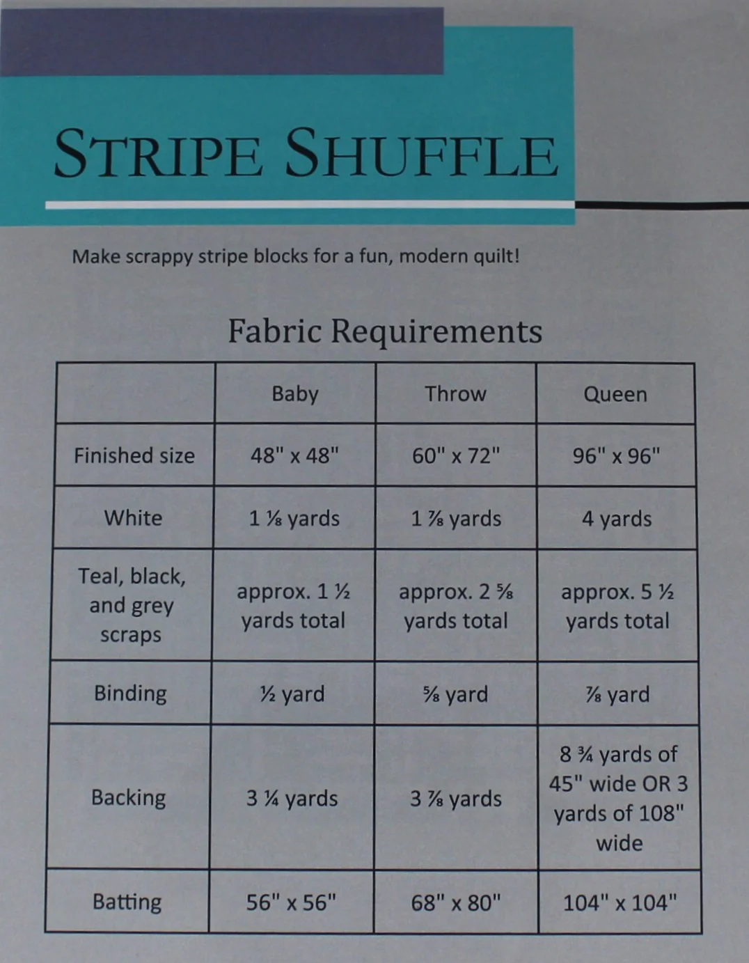Stripe Shuffle - Quilting Pattern - Devoted Quilter - Image 2
