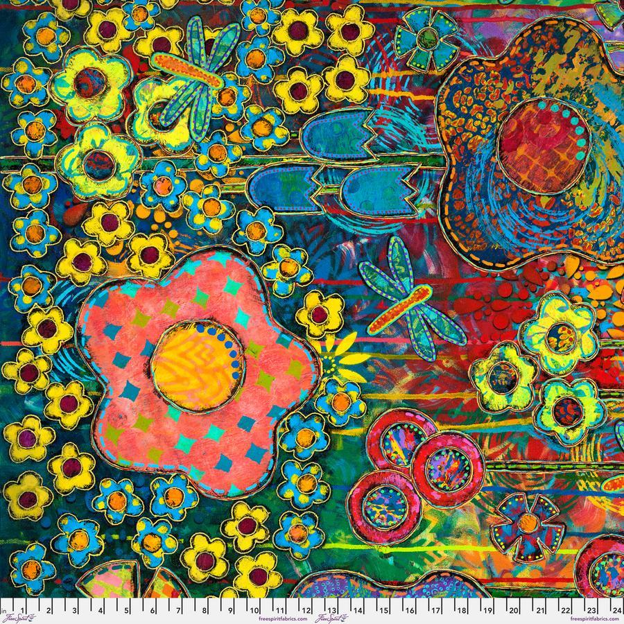Dragonfly Dance - 44" - 100% cotton - Image 5
