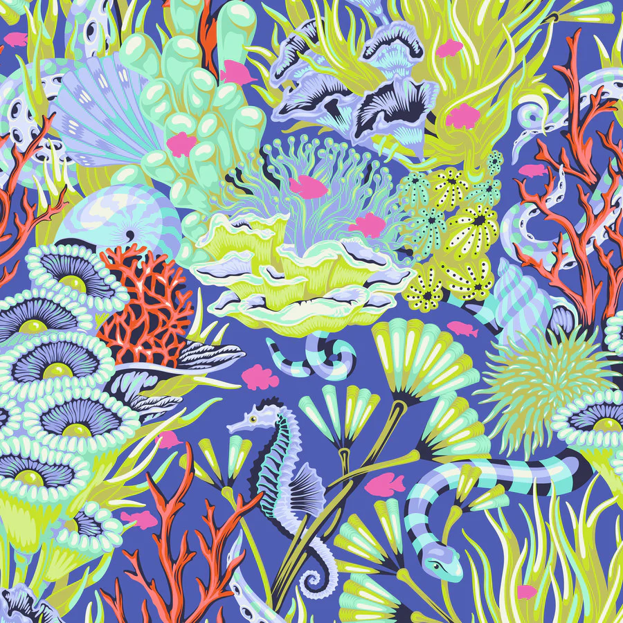 Floral Reef - 44/45" - 100% cotton - Image 2