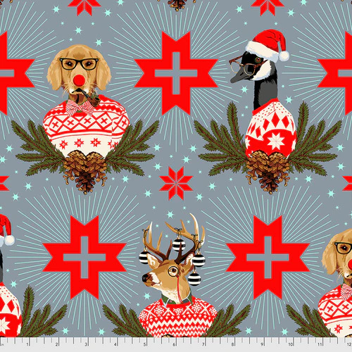 Holiday Homies - 45" - 100% Cotton Flannel - Image 2