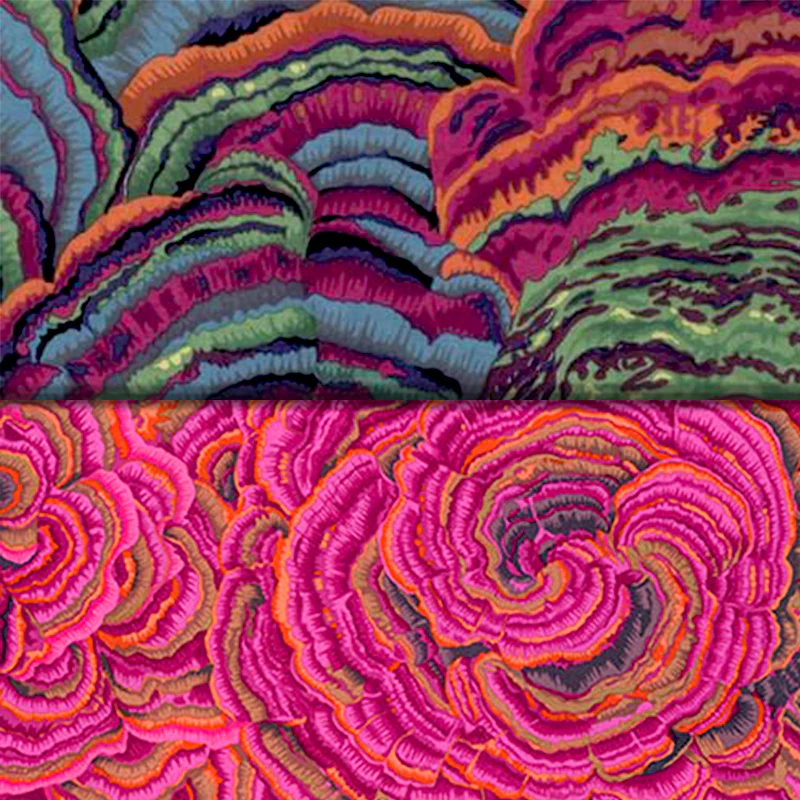 Tree Fungi - 45" - 100% Cotton - Kaffe Fassett Collective