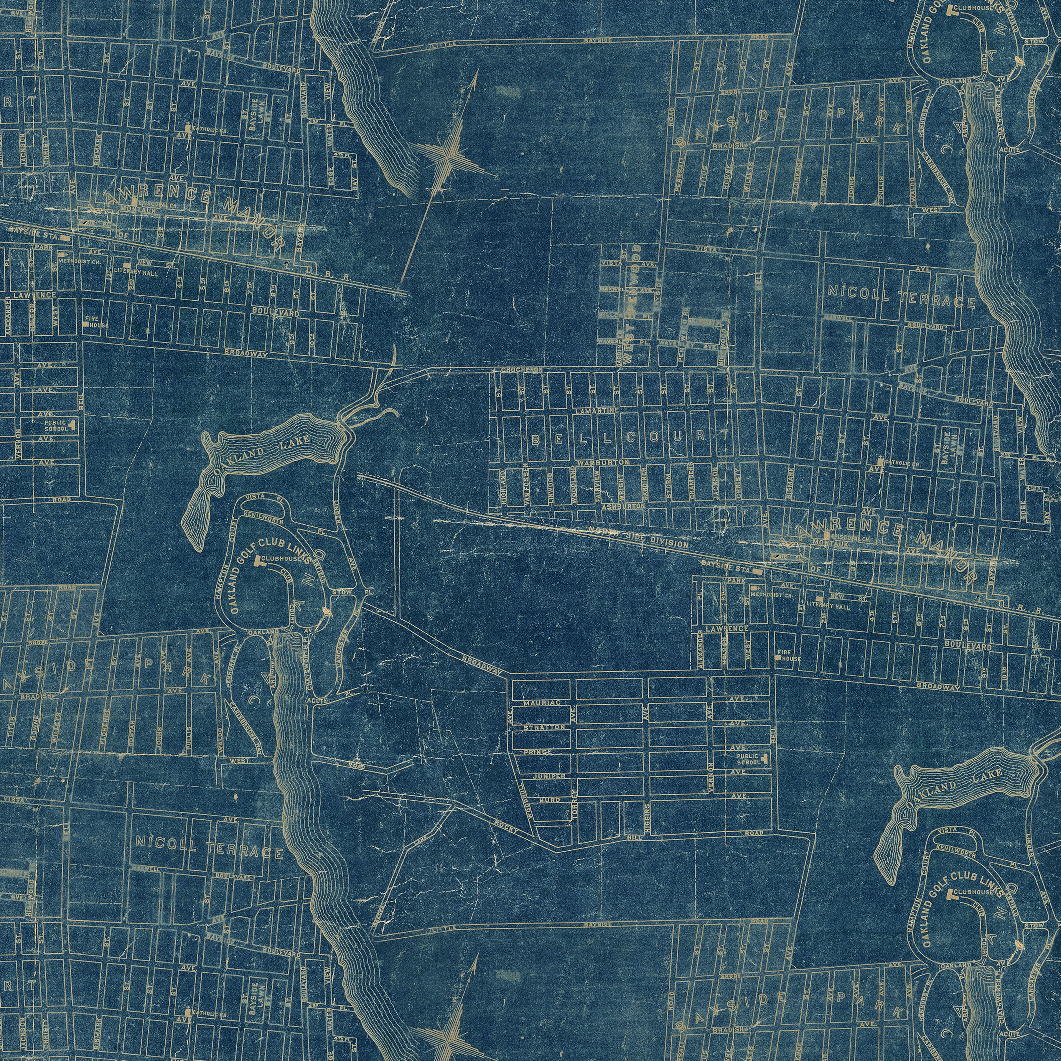 Palette Blue - 44" - 100% cotton - Tim Holtz - Image 8