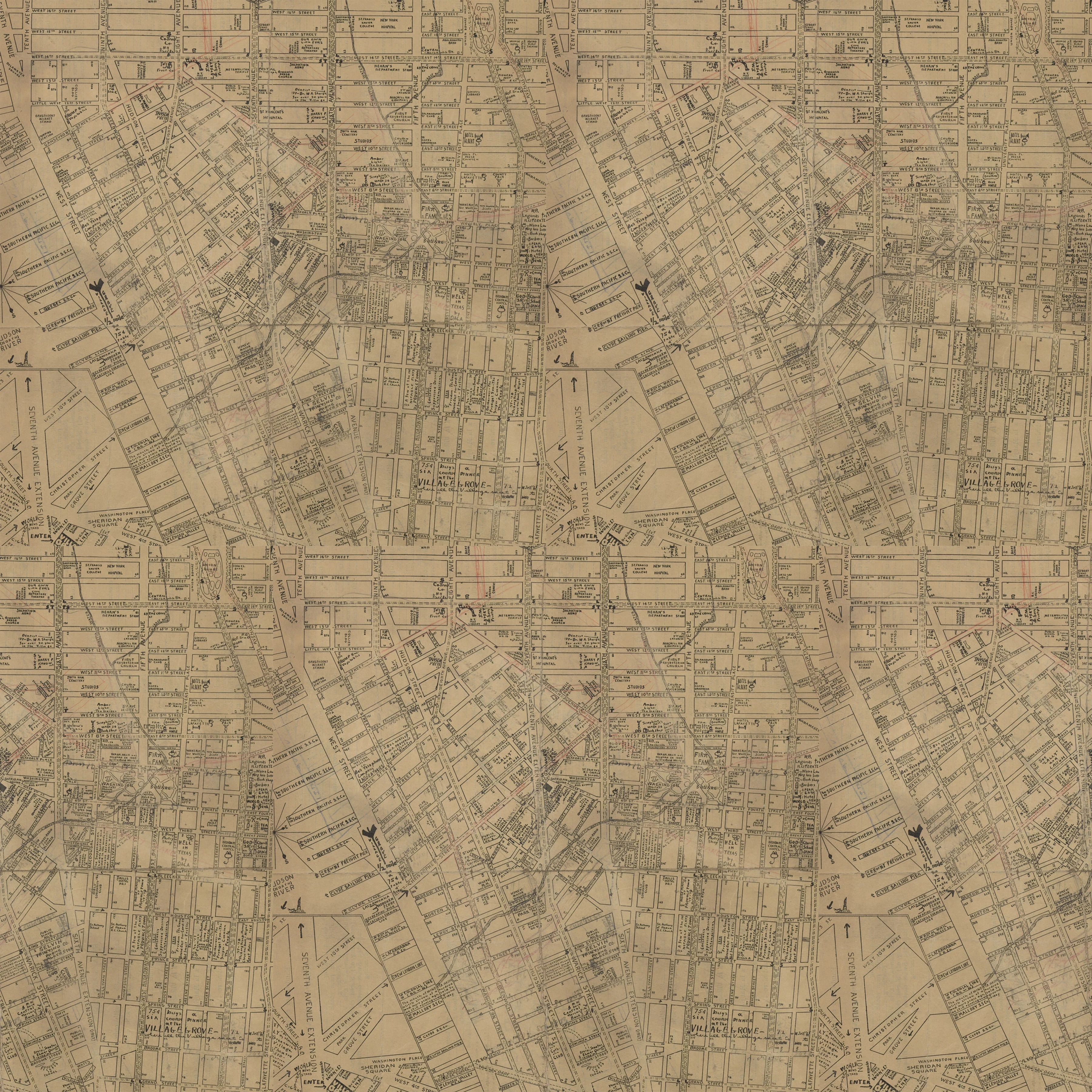 Palette Neutral - 44" - 100% cotton - Tim Holtz - Image 8