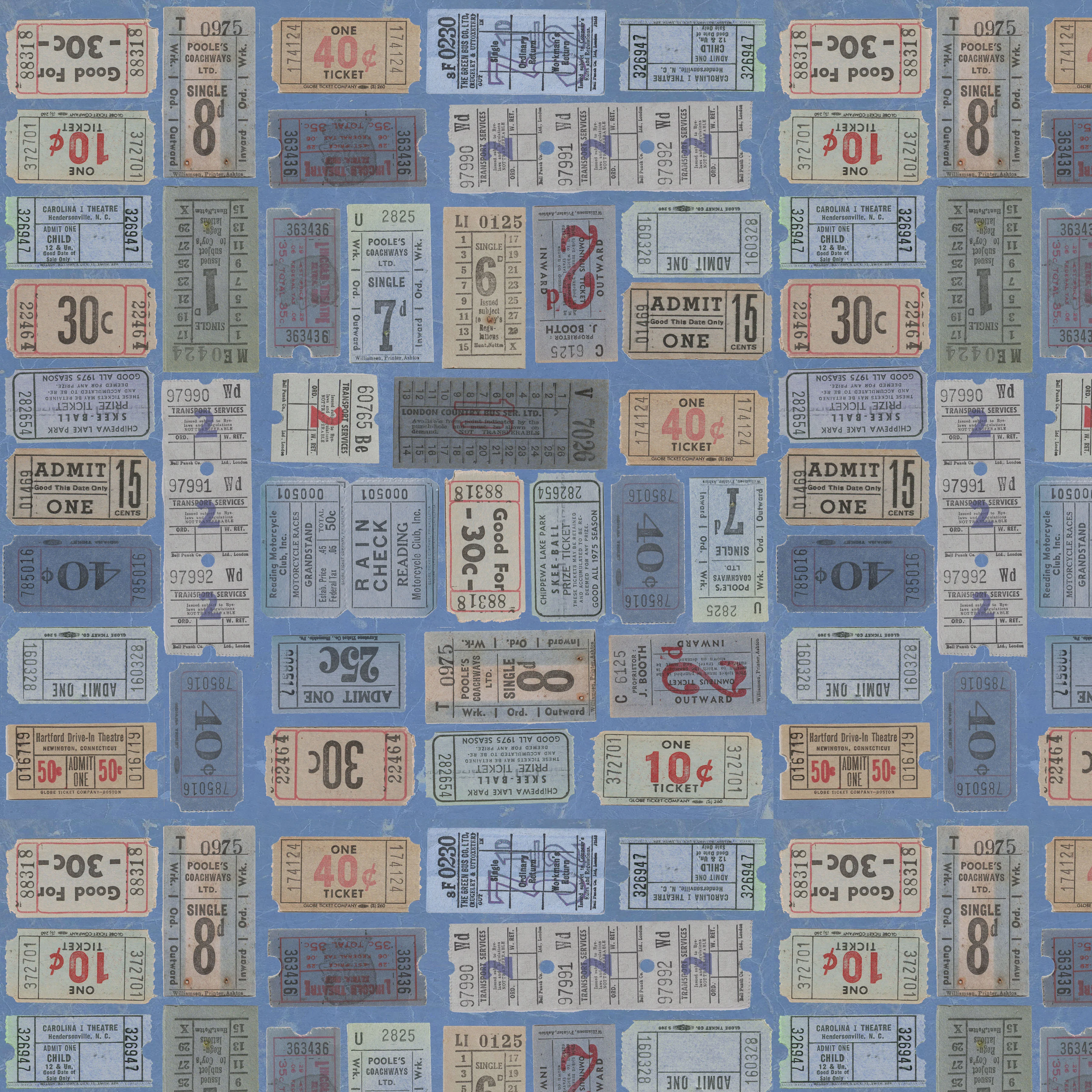 Palette Indigo - 44" - 100% cotton - Tim Holtz - Image 6