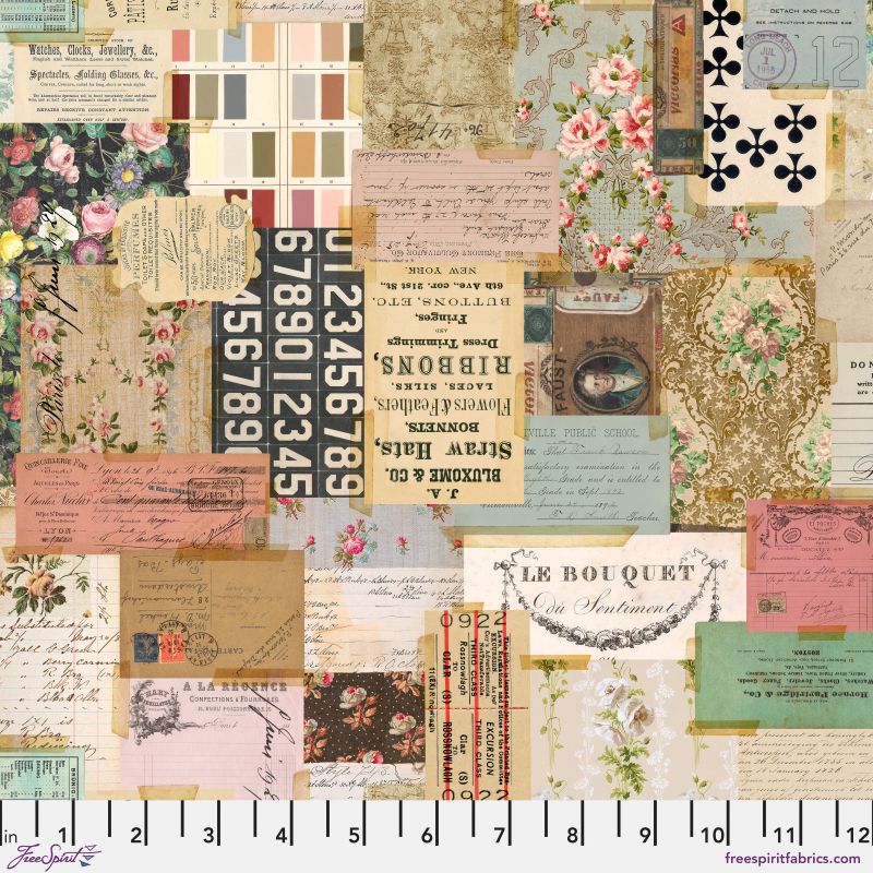 Palette Multi - 44" - 100% cotton - Tim Holtz - Image 13