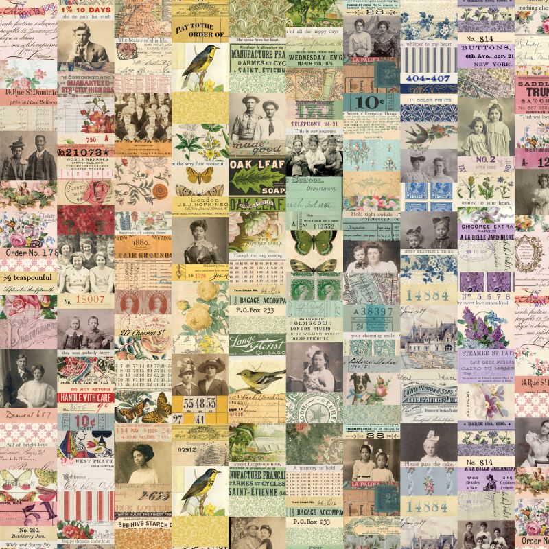 Palette Multi - 44" - 100% cotton - Tim Holtz - Image 2