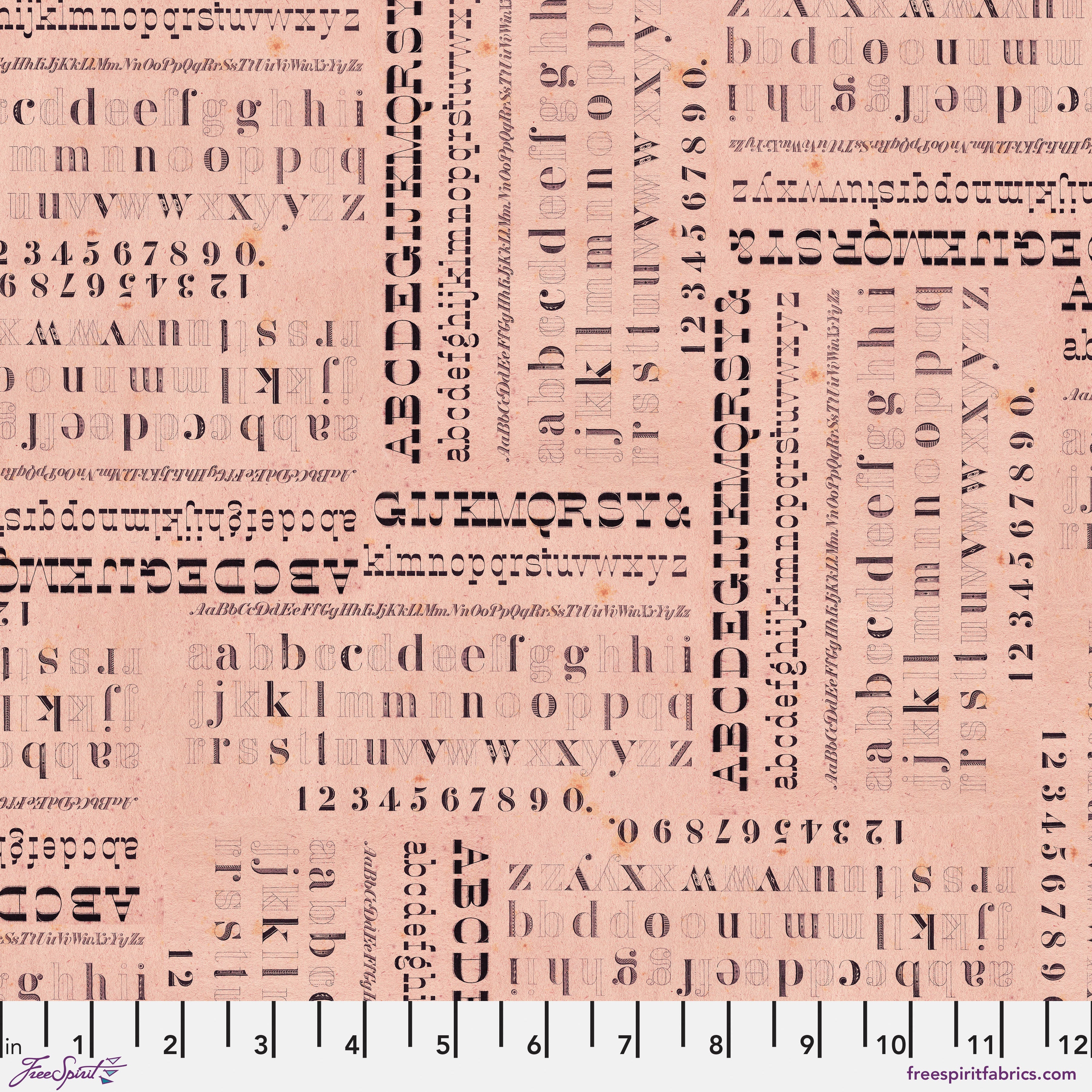 Palette Pink - 44" - 100% cotton - Tim Holtz - Image 11